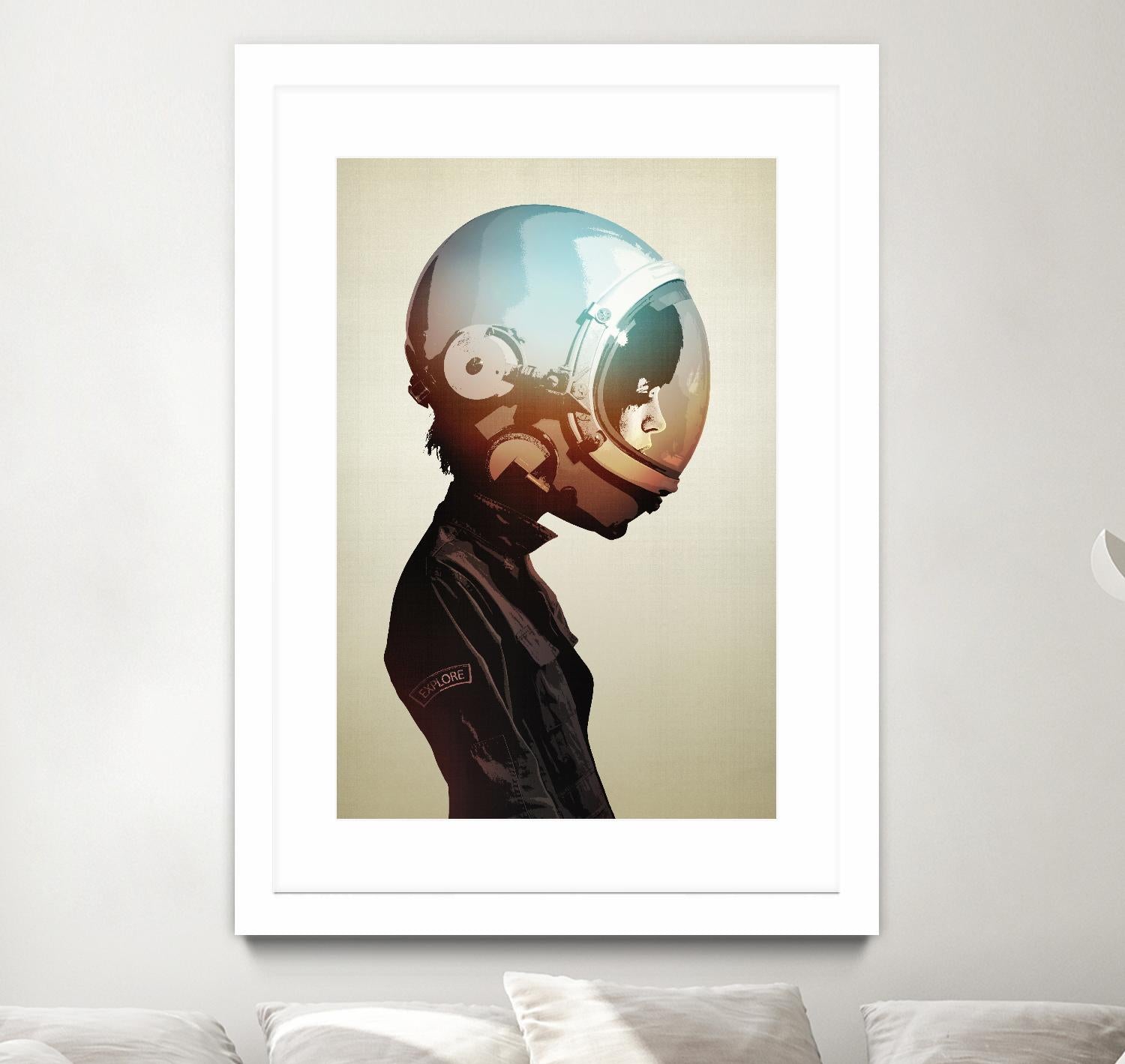 Space Cadet by Hidden Moves on GIANT ART - black contemporary