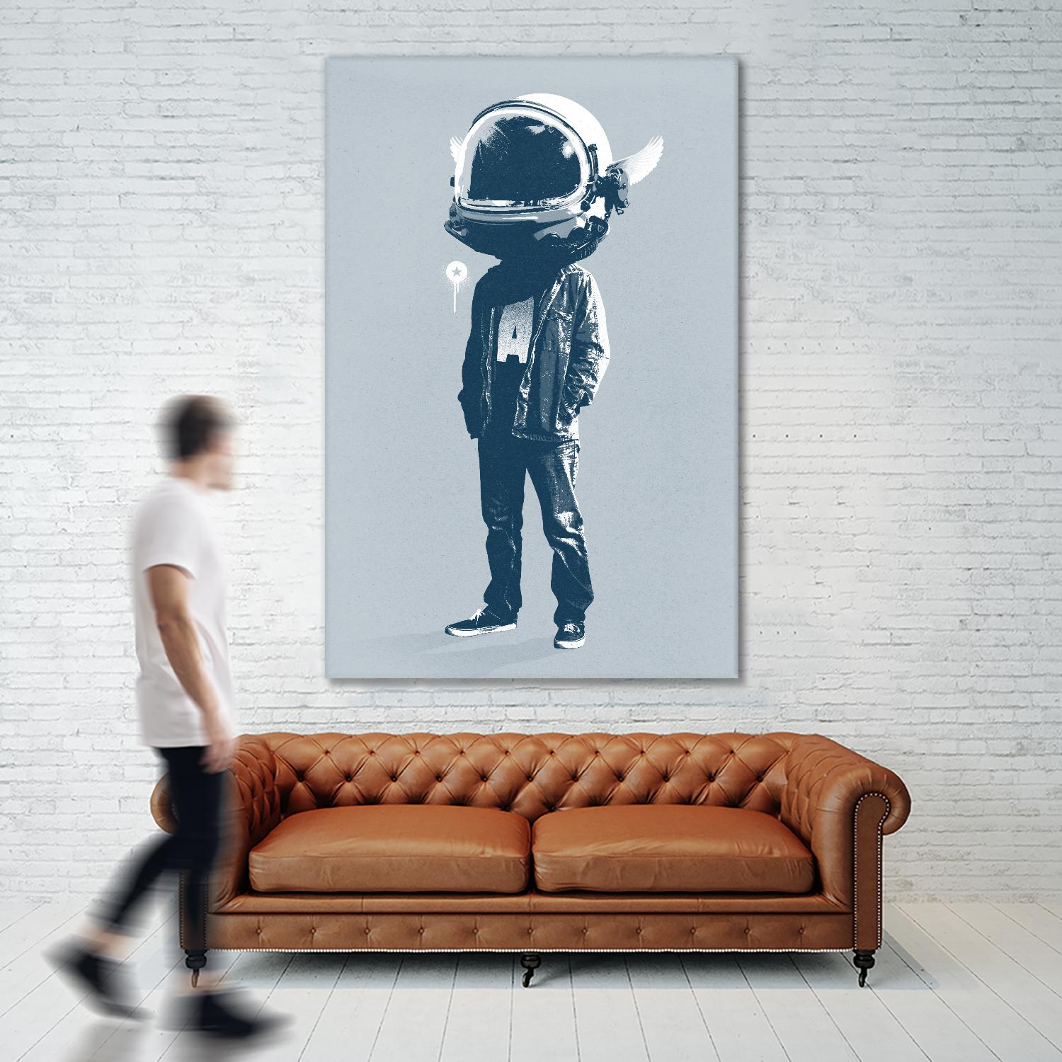 Casual Fridays by Hidden Moves on GIANT ART - blue contemporary