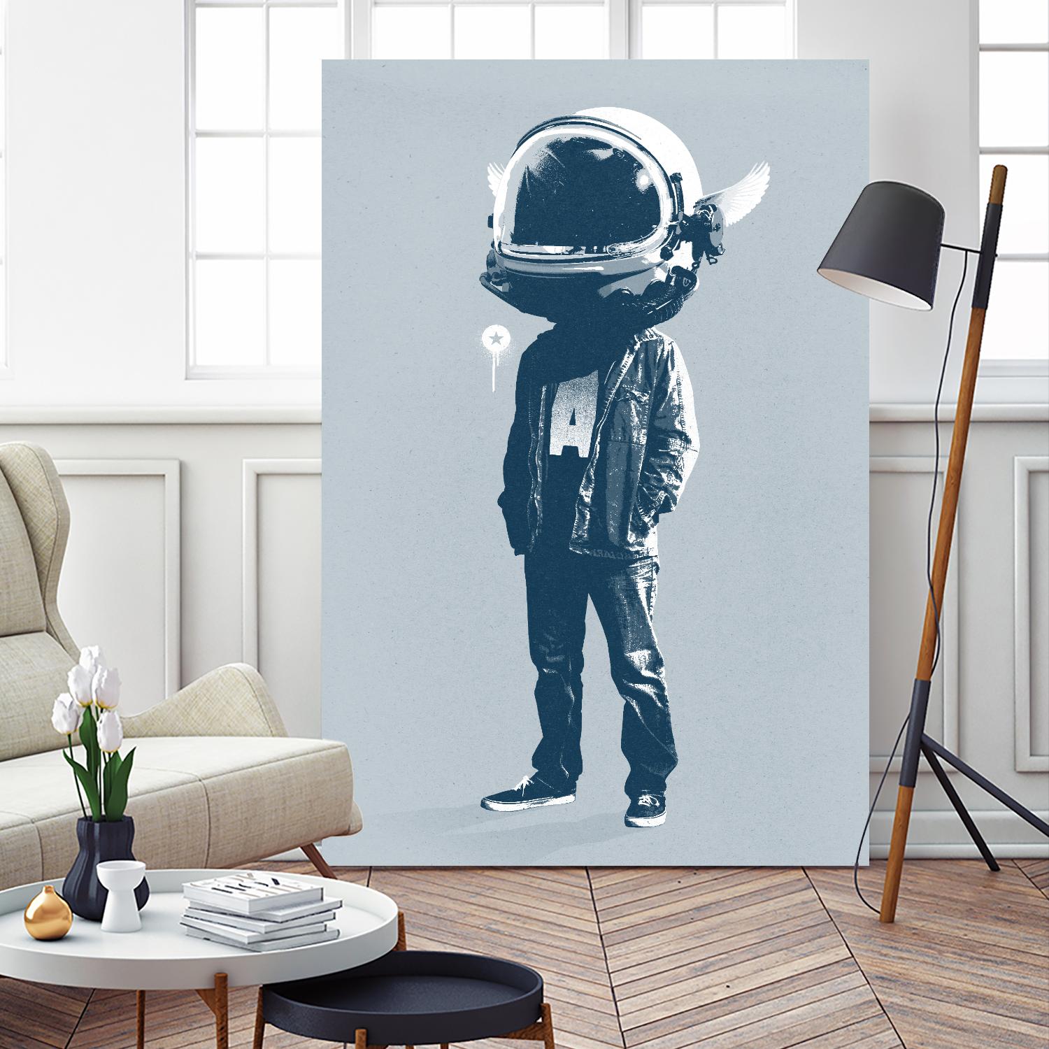 Casual Fridays by Hidden Moves on GIANT ART - blue contemporary