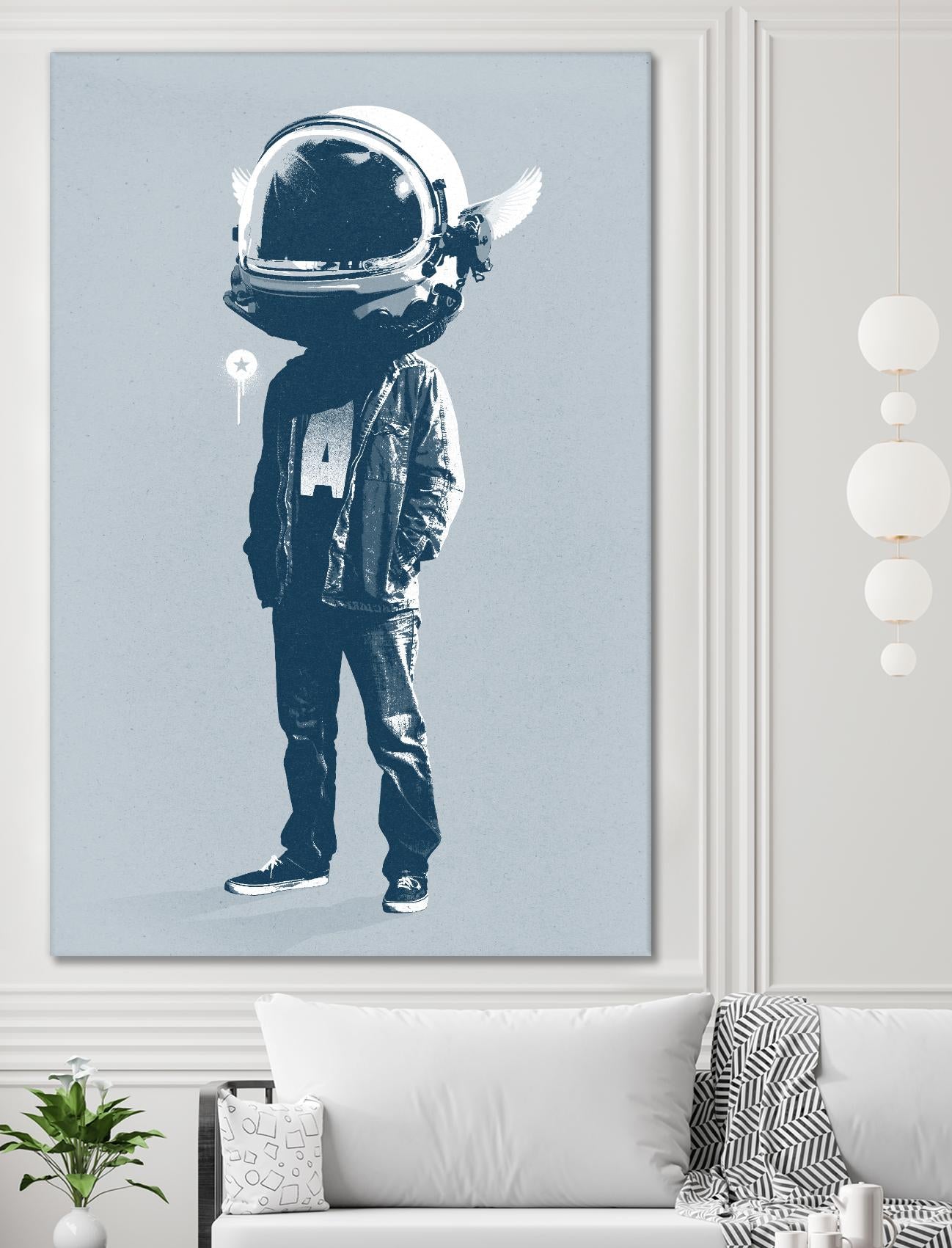 Casual Fridays by Hidden Moves on GIANT ART - blue contemporary