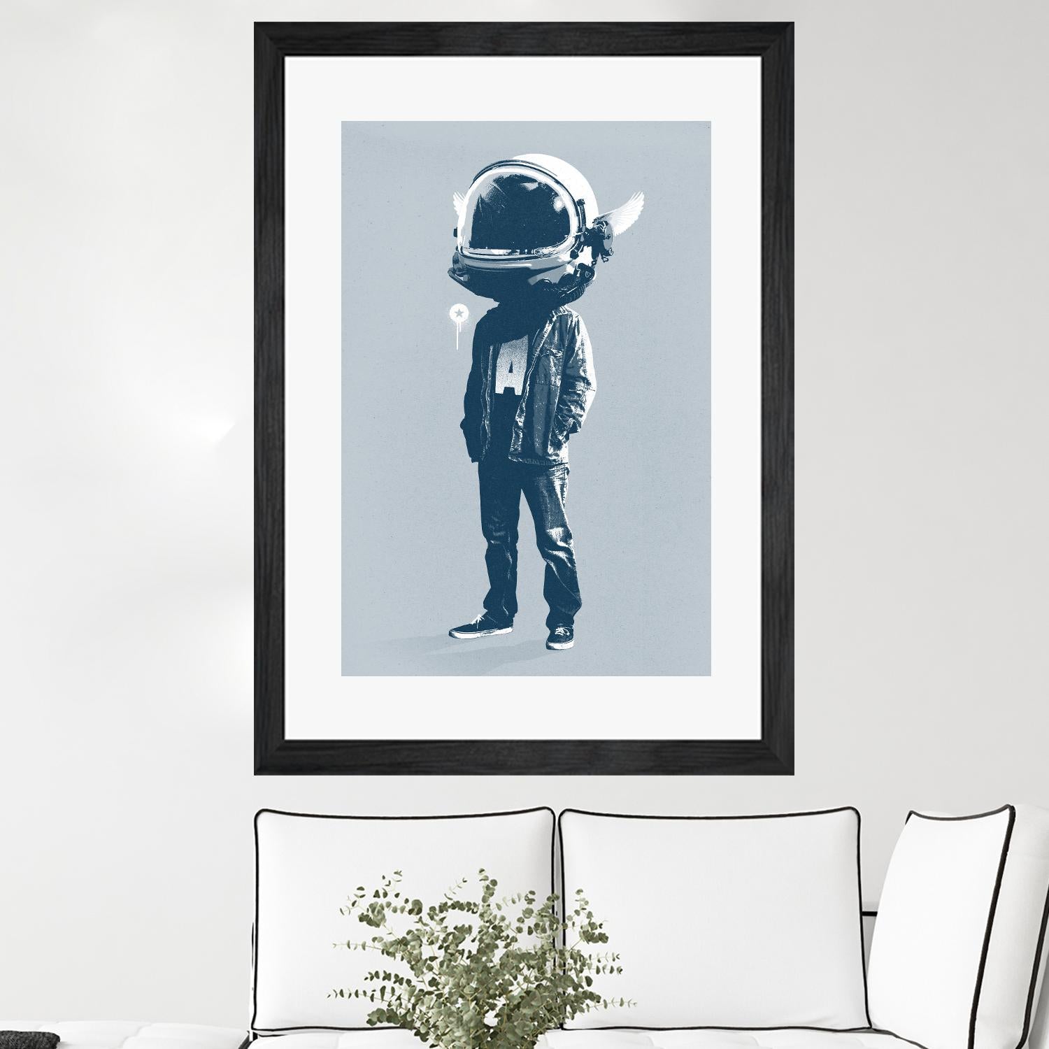 Casual Fridays by Hidden Moves on GIANT ART - blue contemporary