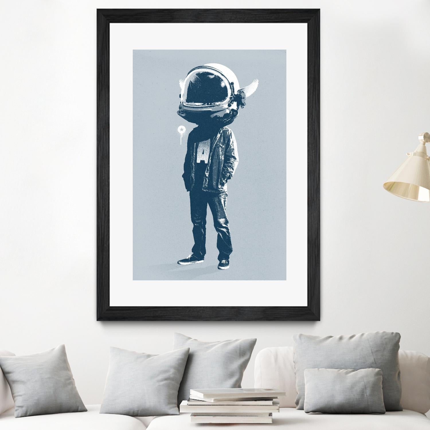 Casual Fridays by Hidden Moves on GIANT ART - blue contemporary