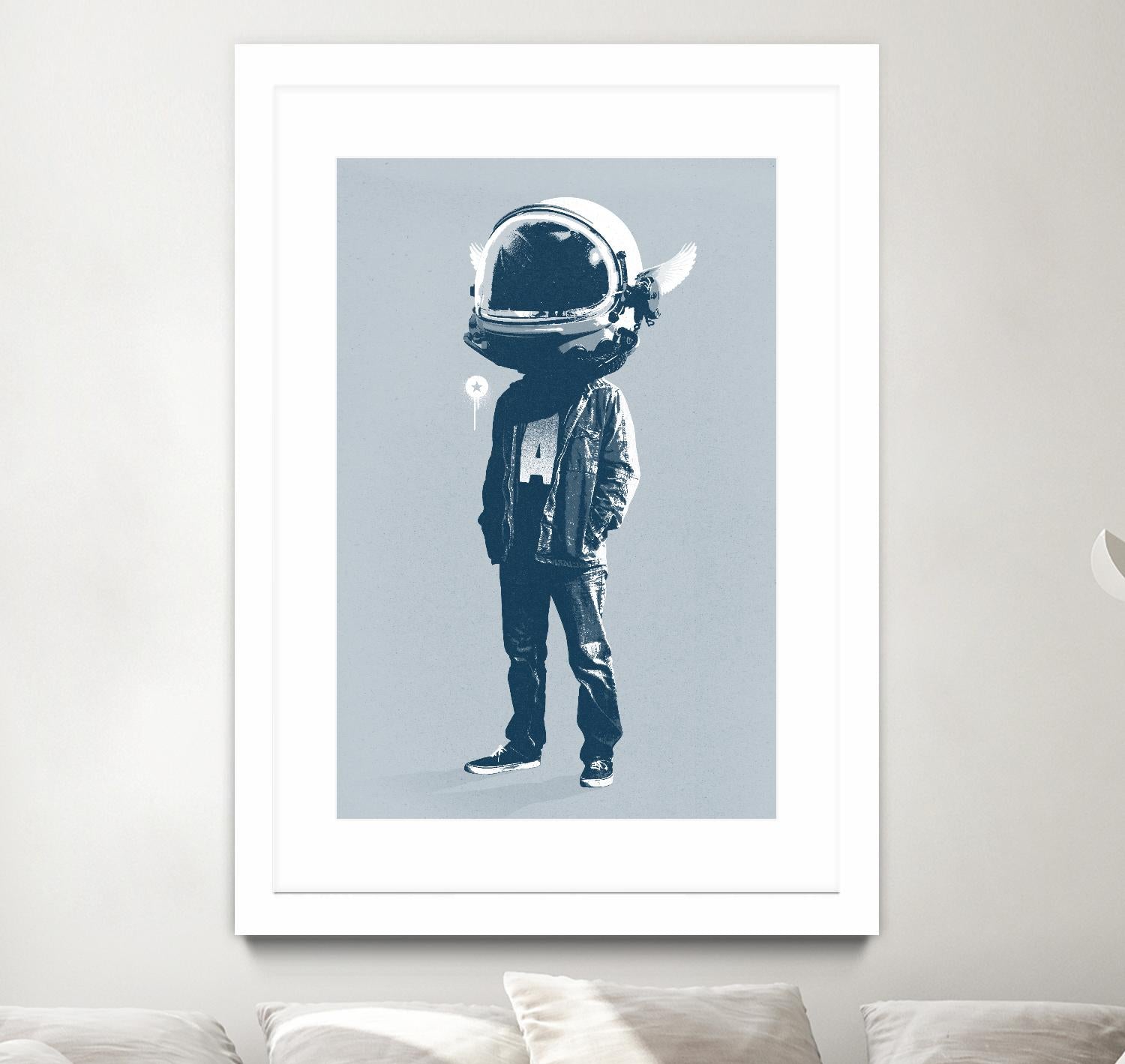 Casual Fridays by Hidden Moves on GIANT ART - blue contemporary