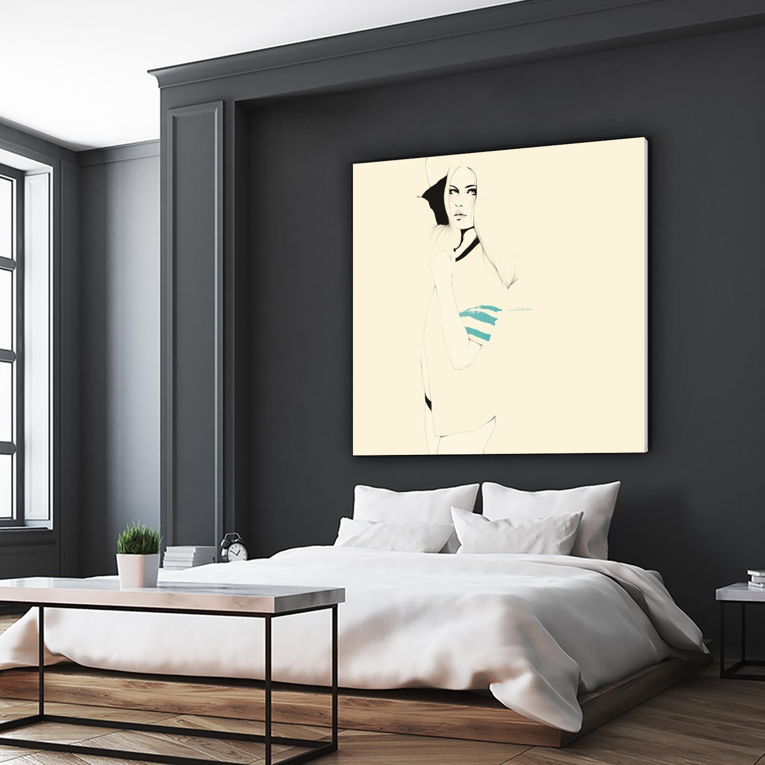 No te desnudes todavia by Manuel Rebollo on GIANT ART - black men and women