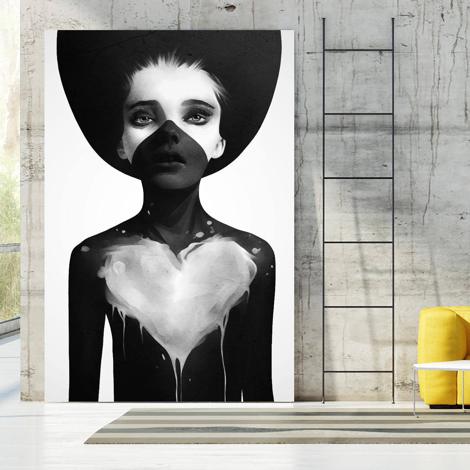 Hold On by Ruben Ireland on GIANT ART - white men and women