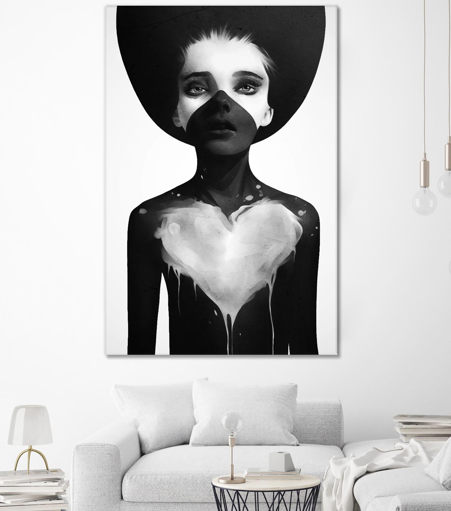 Hold On by Ruben Ireland on GIANT ART - white men and women