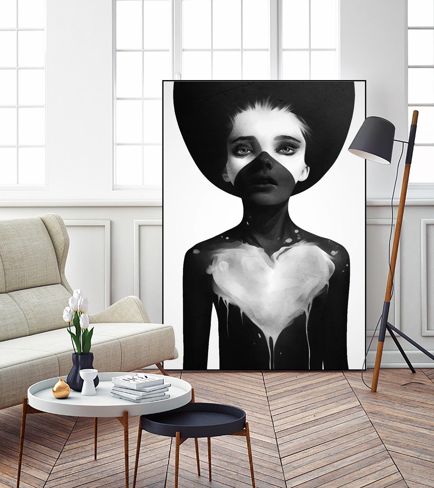 Hold On by Ruben Ireland on GIANT ART - white men and women