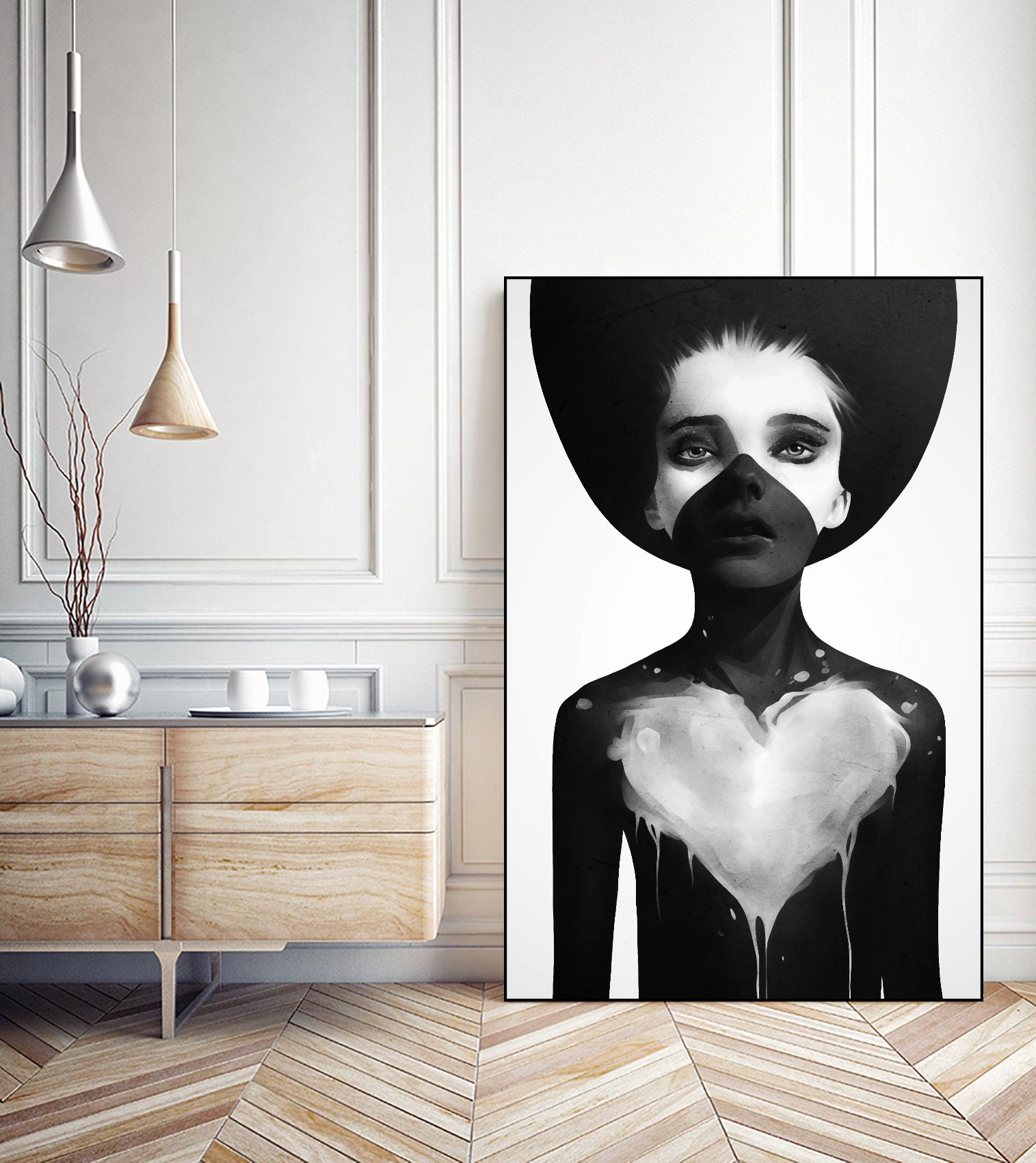 Hold On by Ruben Ireland on GIANT ART - white men and women