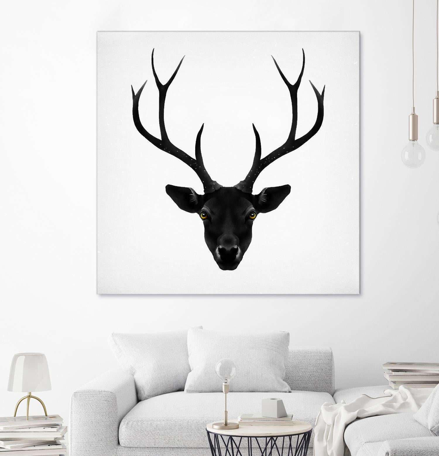 The Black Deer by Ruben Ireland on GIANT ART - black men and women