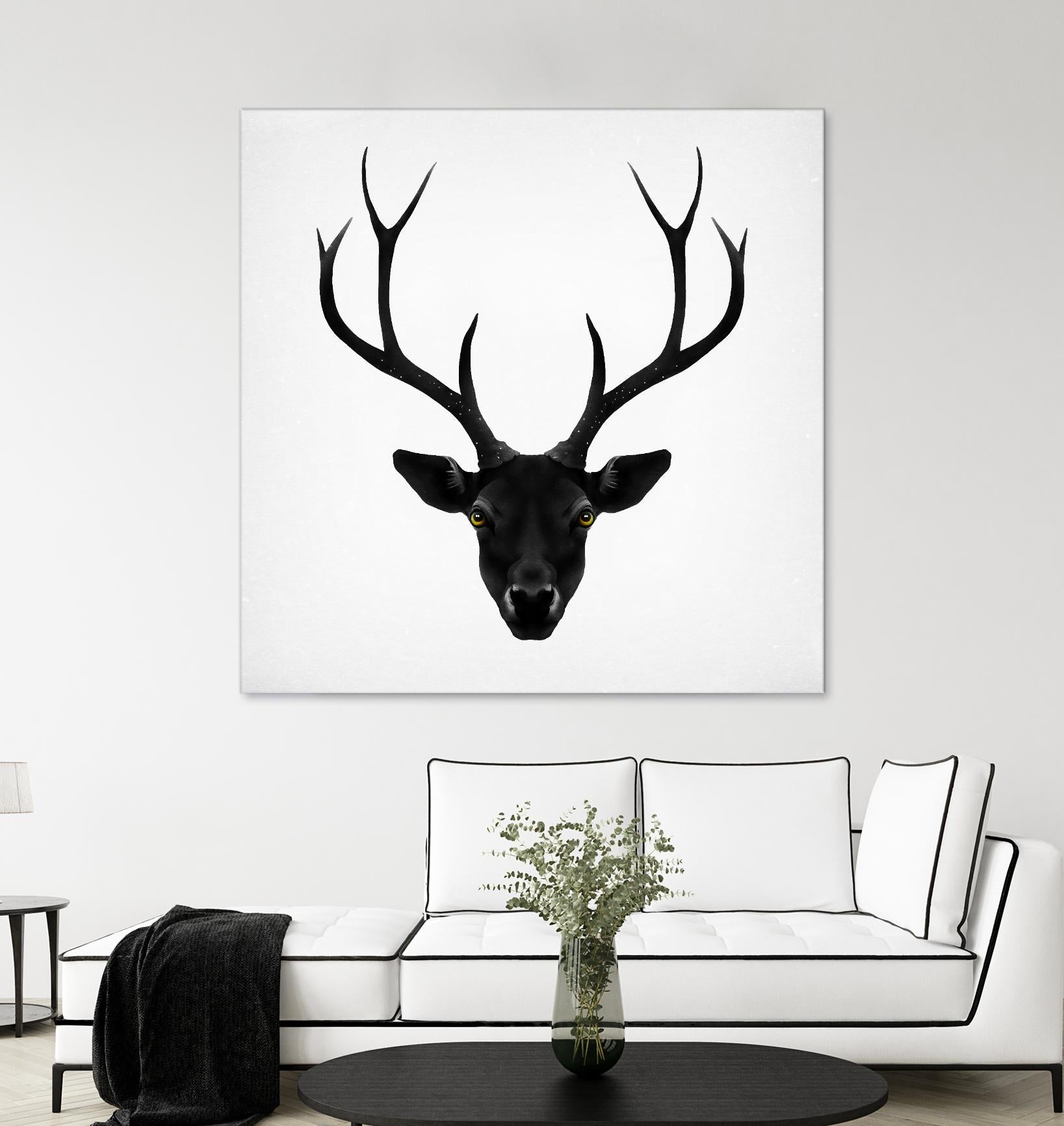 The Black Deer by Ruben Ireland on GIANT ART - black men and women