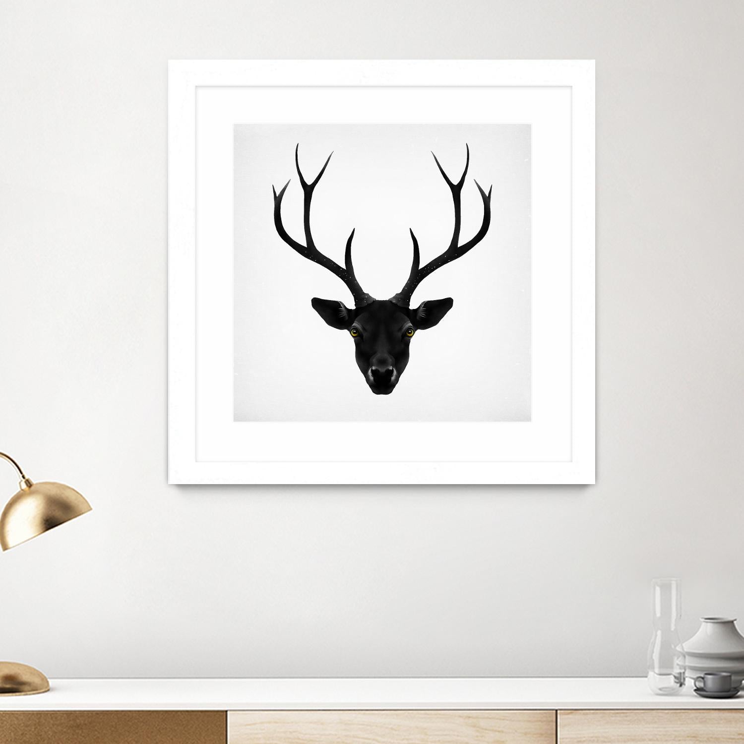 The Black Deer by Ruben Ireland on GIANT ART - black men and women