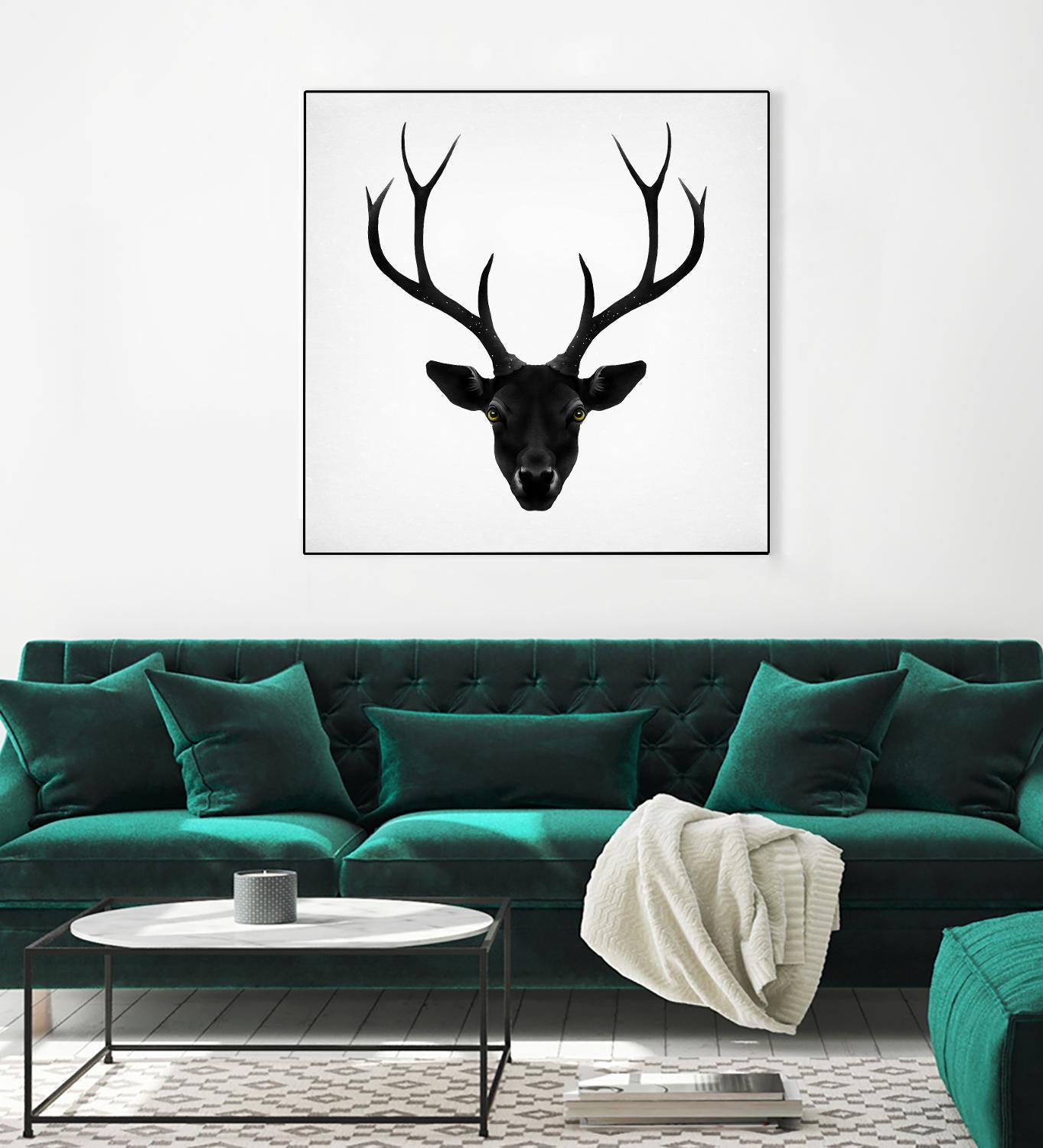 The Black Deer by Ruben Ireland on GIANT ART - black men and women