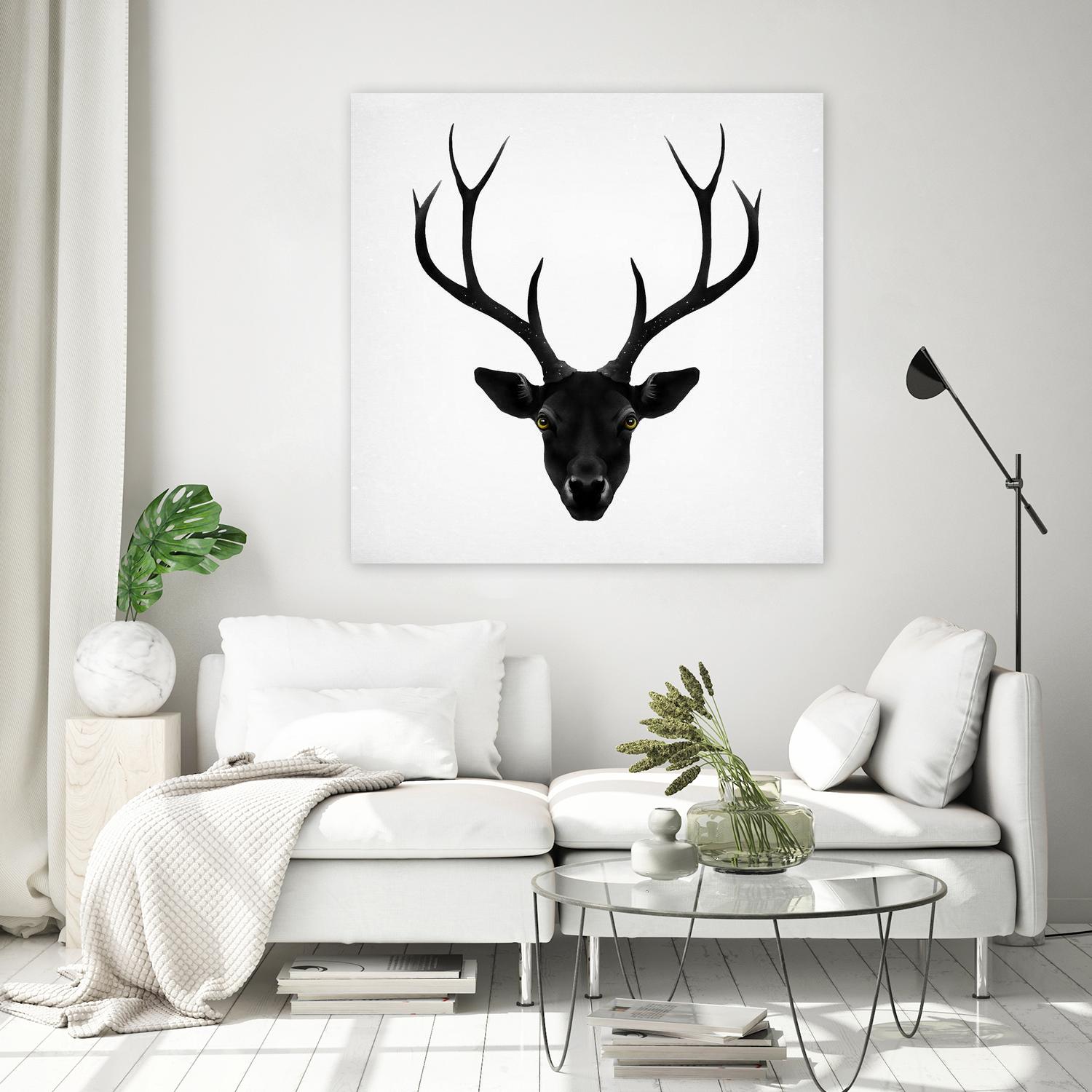 The Black Deer by Ruben Ireland on GIANT ART - black men and women