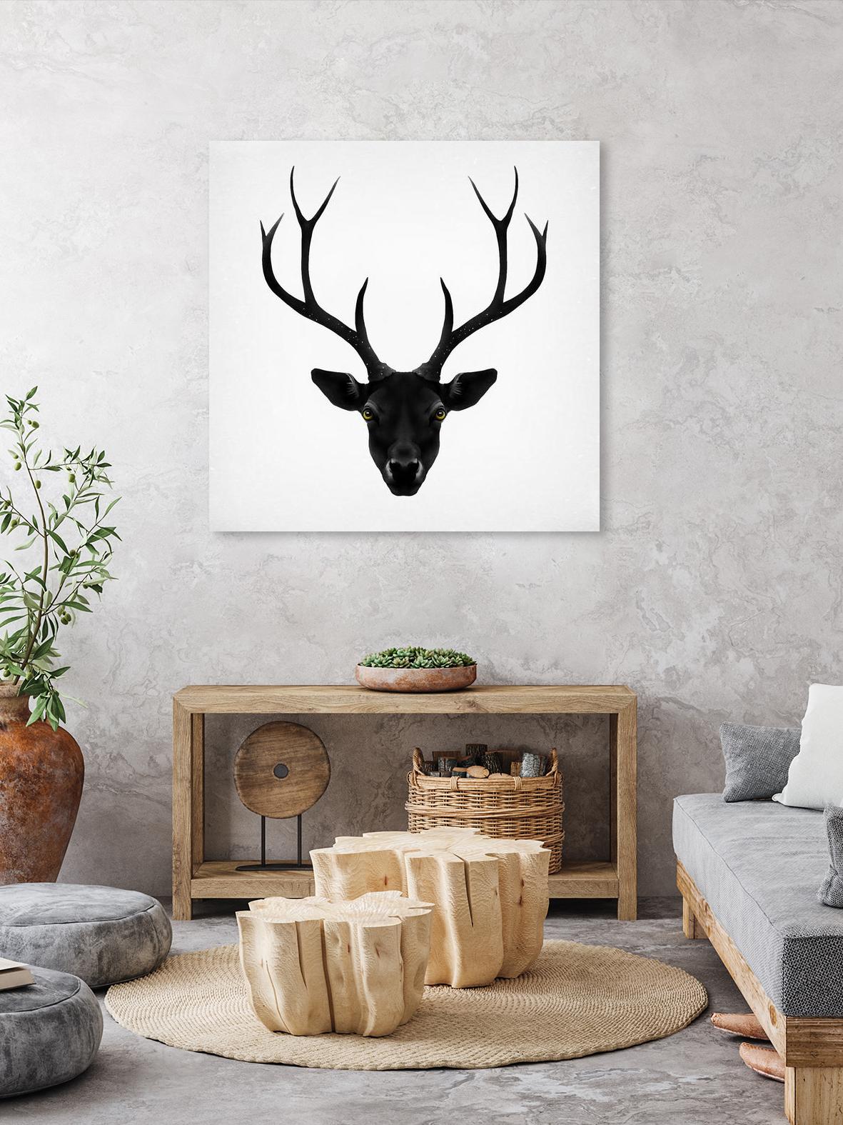 The Black Deer by Ruben Ireland on GIANT ART - black men and women