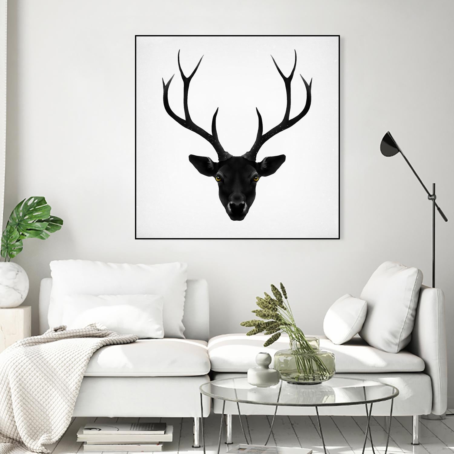 The Black Deer by Ruben Ireland on GIANT ART - black men and women