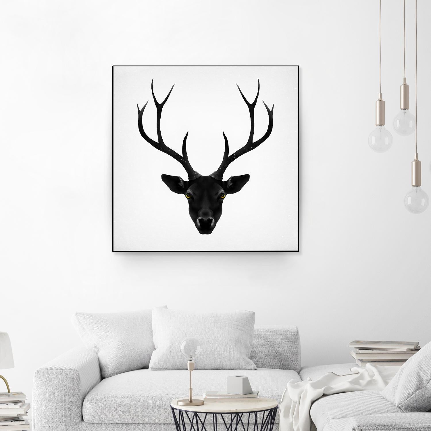 The Black Deer by Ruben Ireland on GIANT ART - black men and women