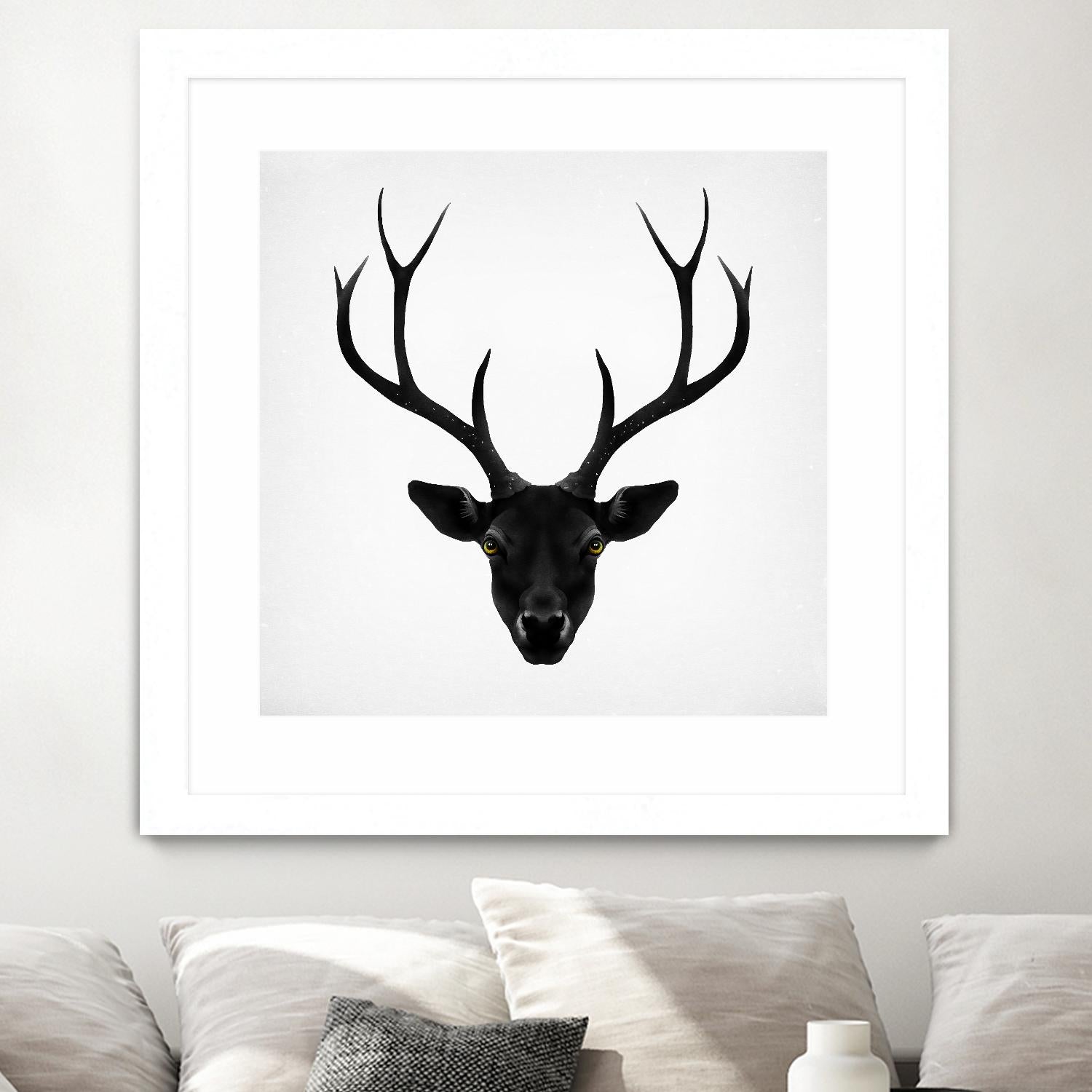 The Black Deer by Ruben Ireland on GIANT ART - black men and women