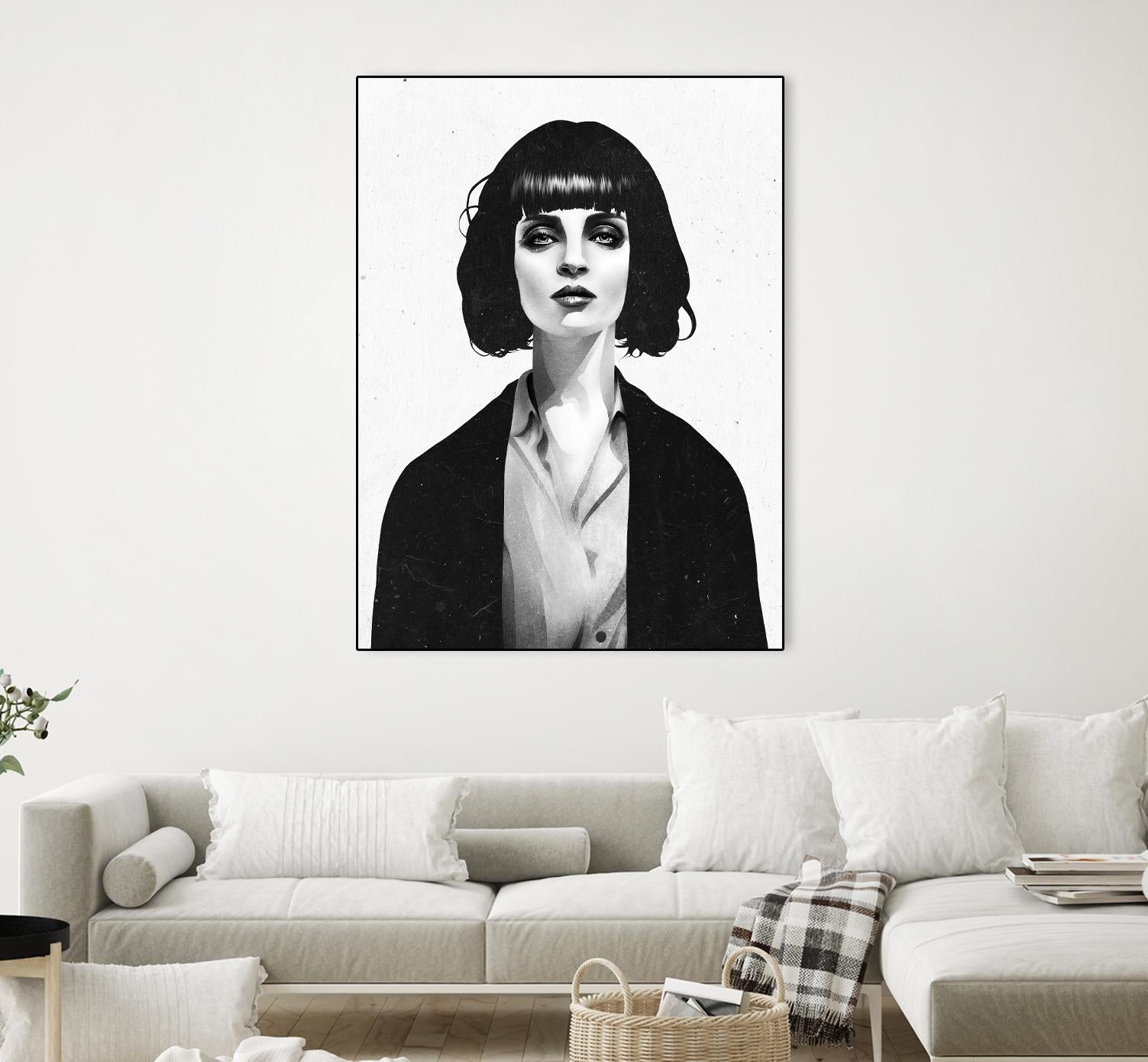 Mrs Mia Wallace by Ruben Ireland on GIANT ART - black men and women