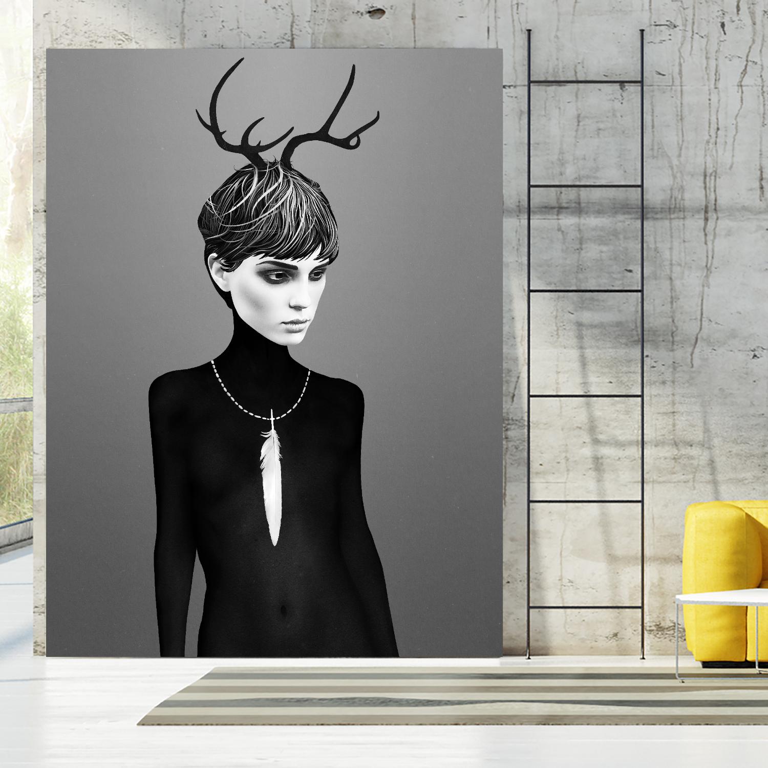 The Cold by Ruben Ireland on GIANT ART - black men and women