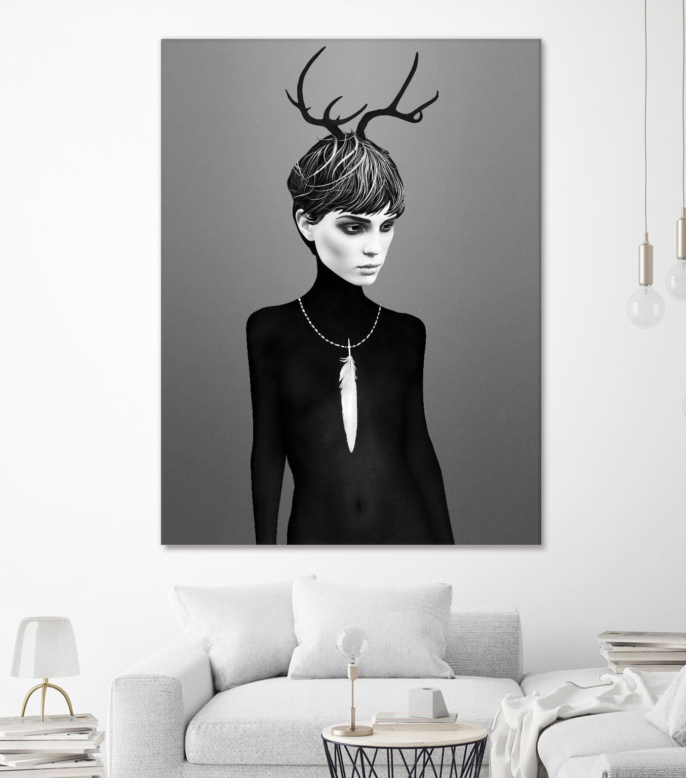 The Cold by Ruben Ireland on GIANT ART - black men and women