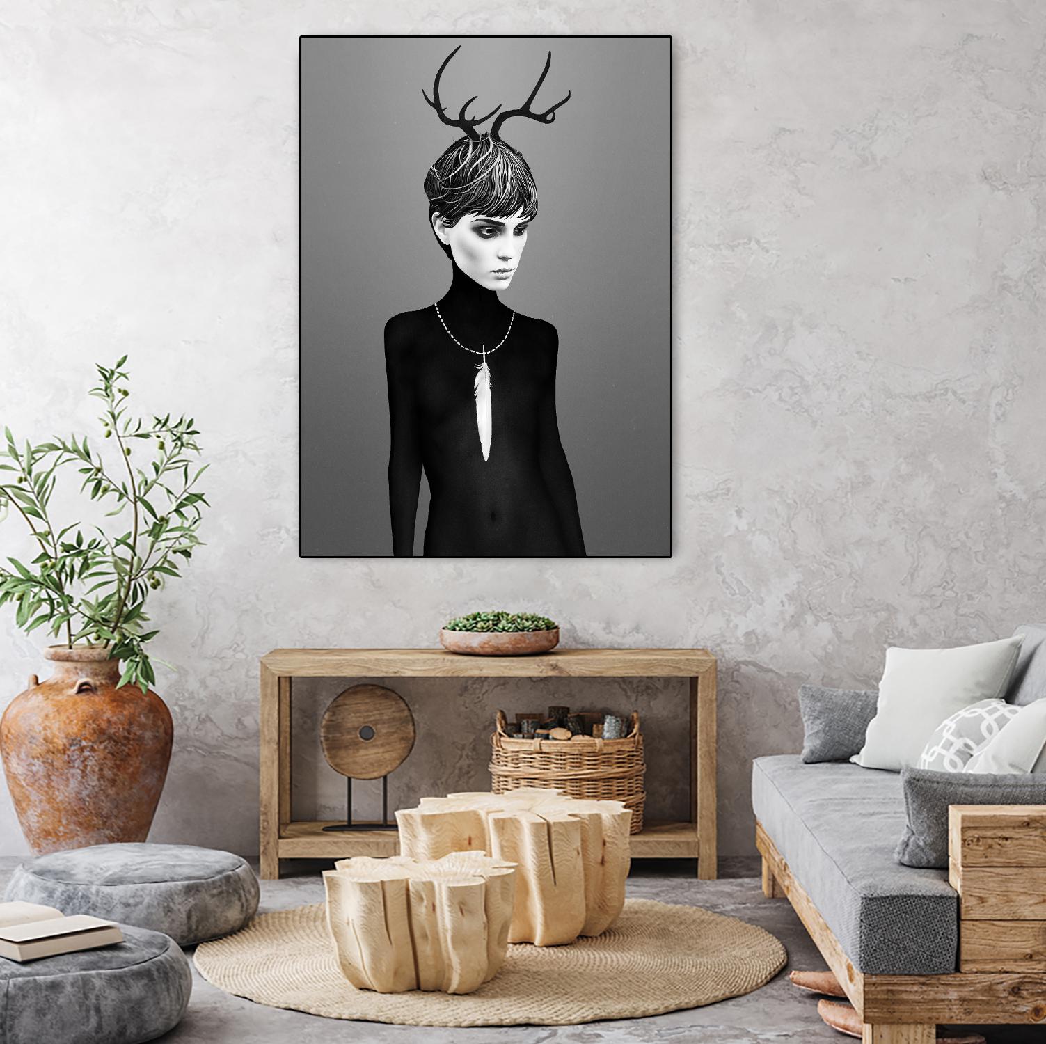 The Cold by Ruben Ireland on GIANT ART - black men and women