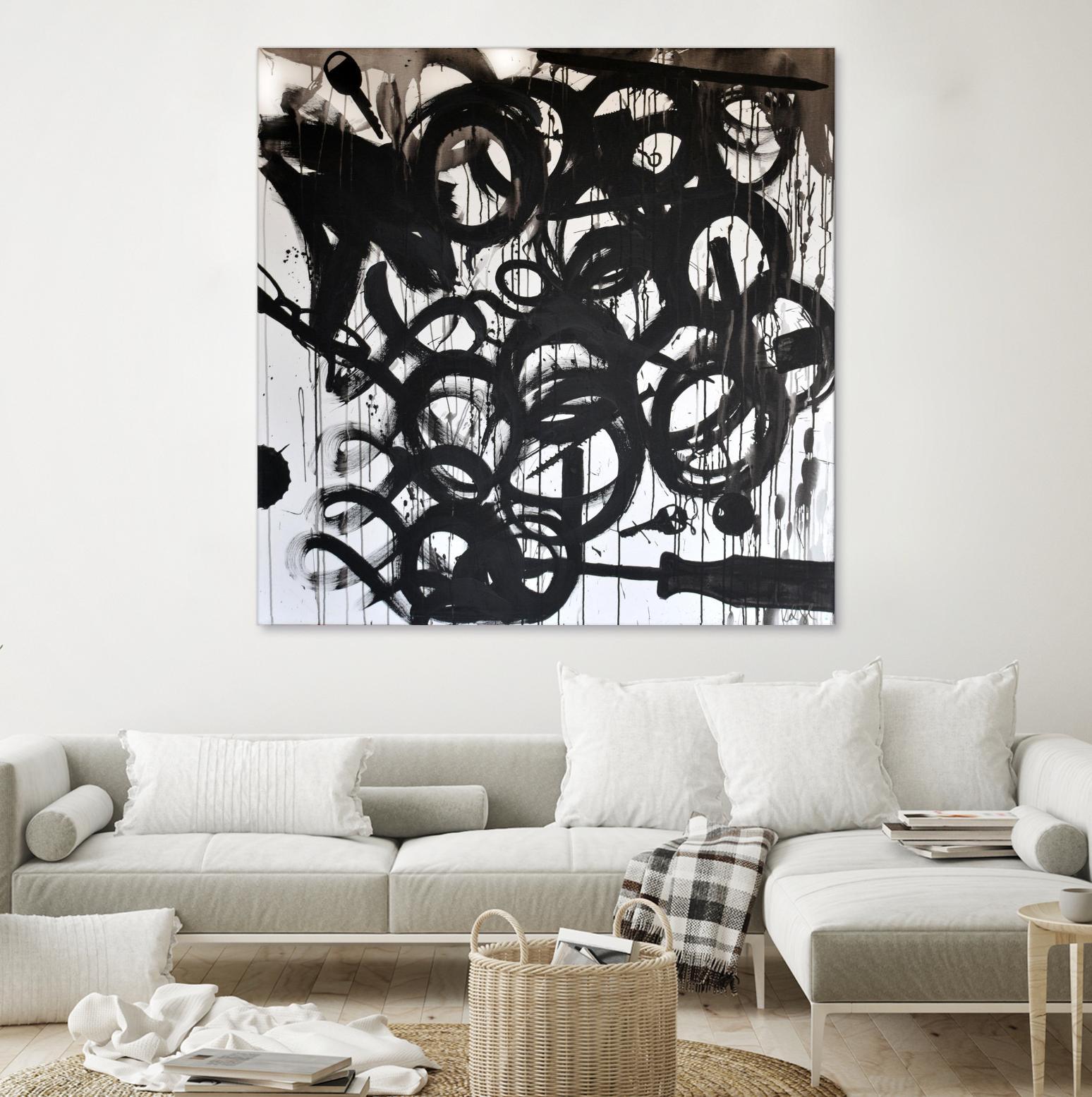 Junk Drawer by KenT Youngstrom on GIANT ART - black and white abstract