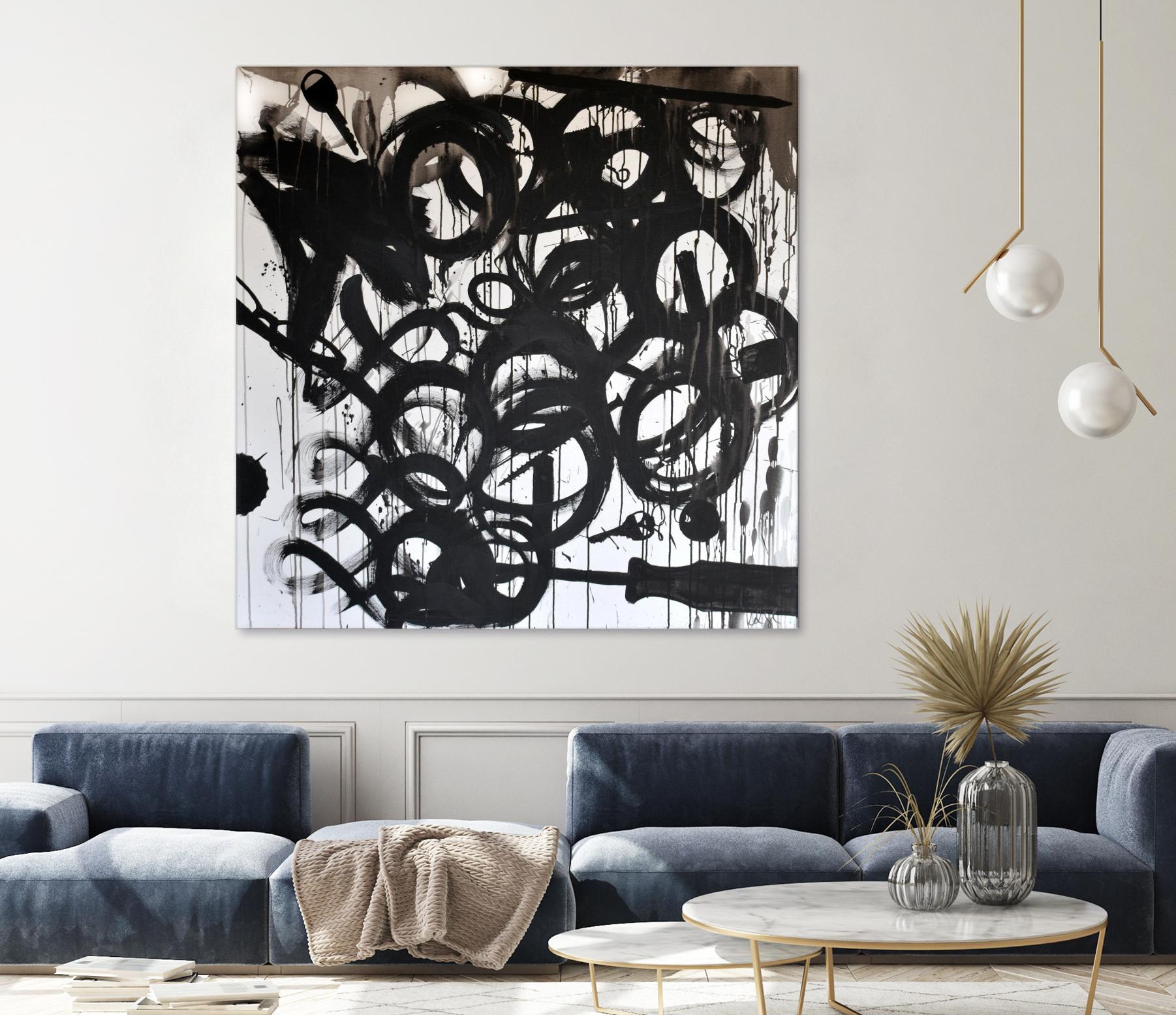 Junk Drawer by KenT Youngstrom on GIANT ART - black and white abstract