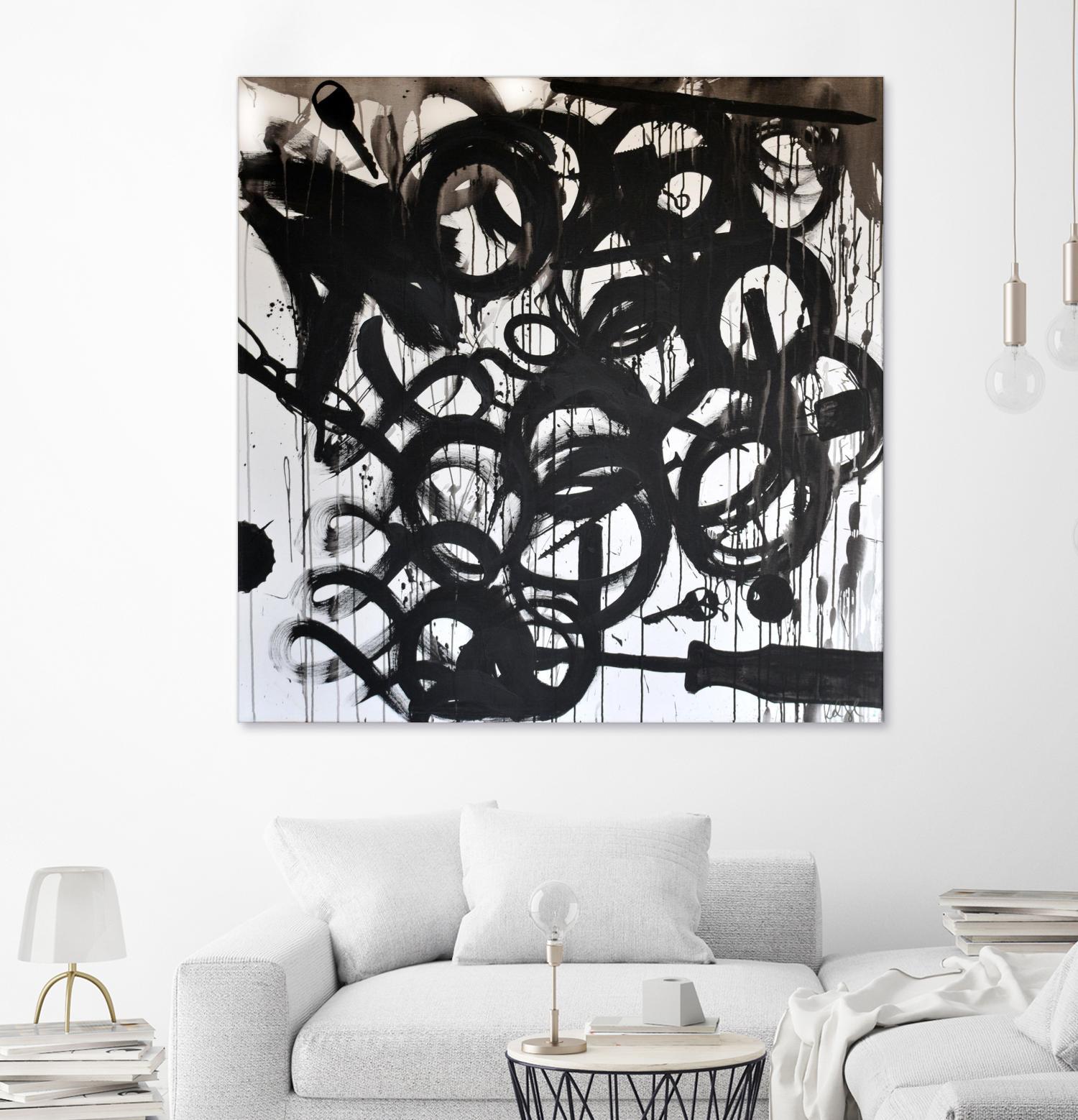 Junk Drawer by KenT Youngstrom on GIANT ART - black and white abstract