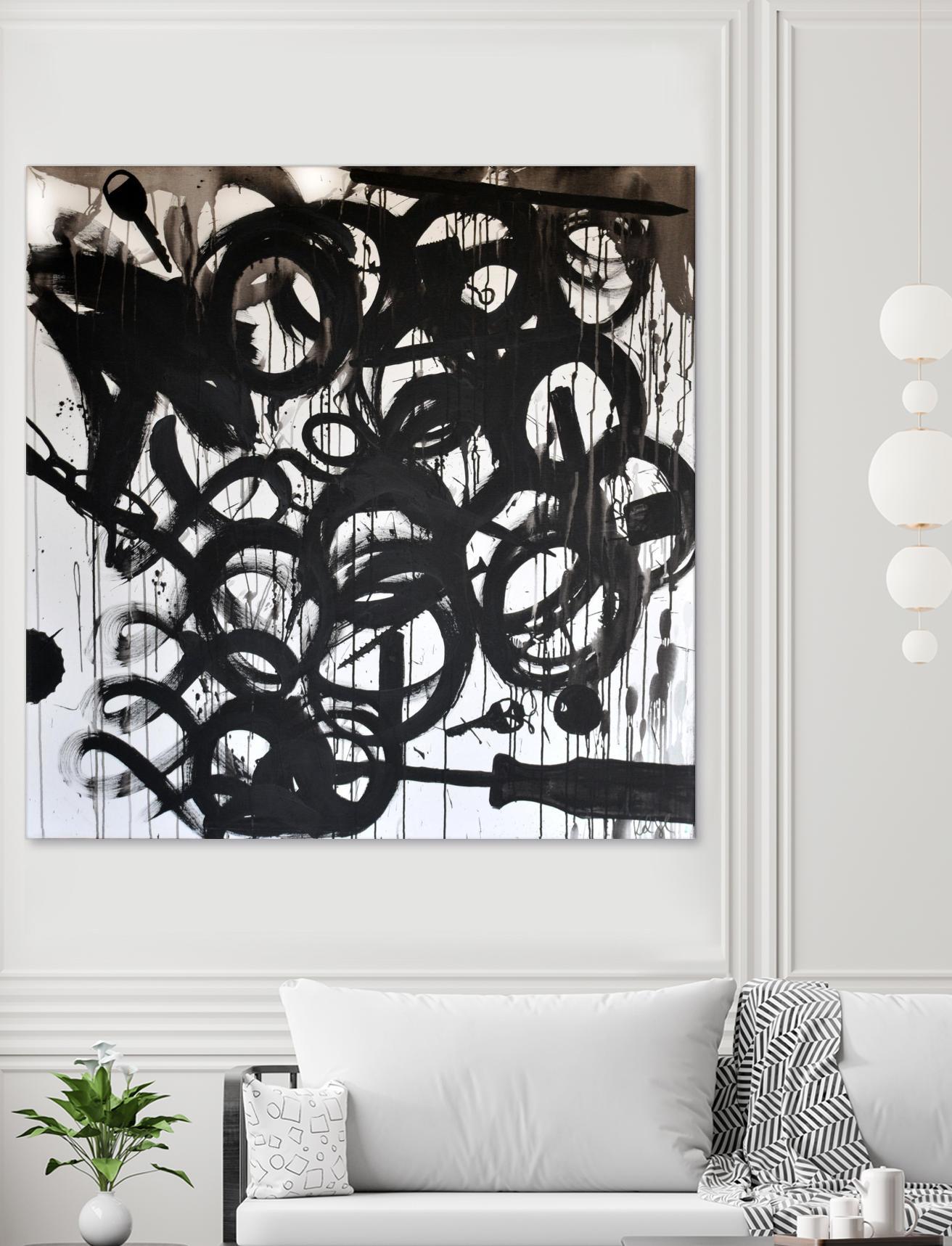 Junk Drawer by KenT Youngstrom on GIANT ART - black and white abstract