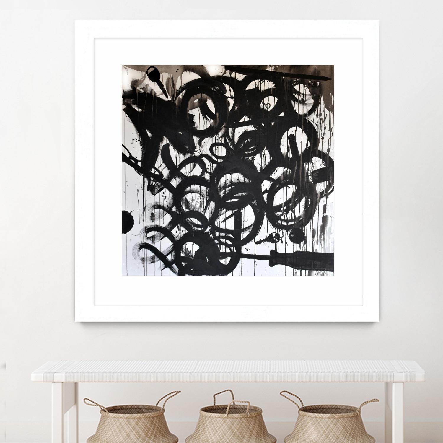 Junk Drawer by KenT Youngstrom on GIANT ART - black and white abstract