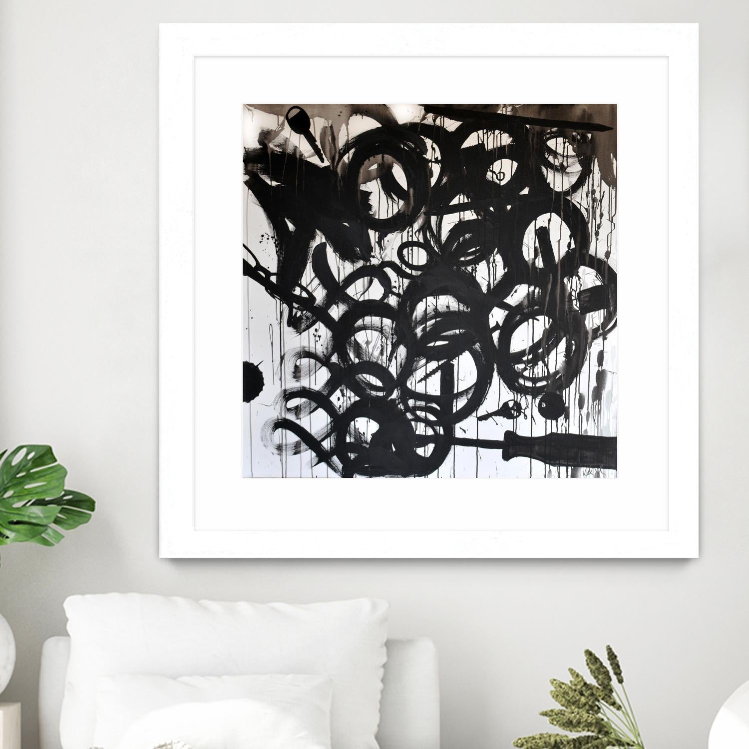 Junk Drawer by KenT Youngstrom on GIANT ART - black and white abstract