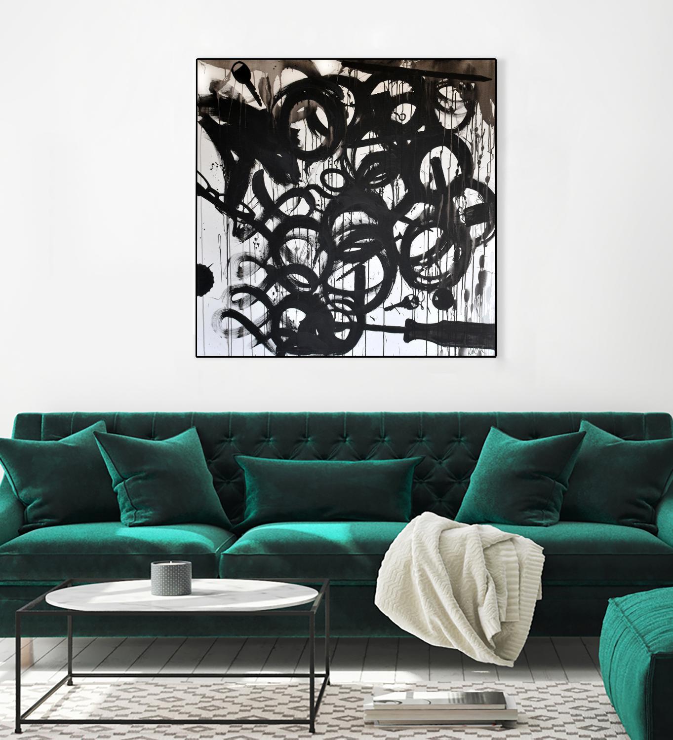 Junk Drawer by KenT Youngstrom on GIANT ART - black and white abstract