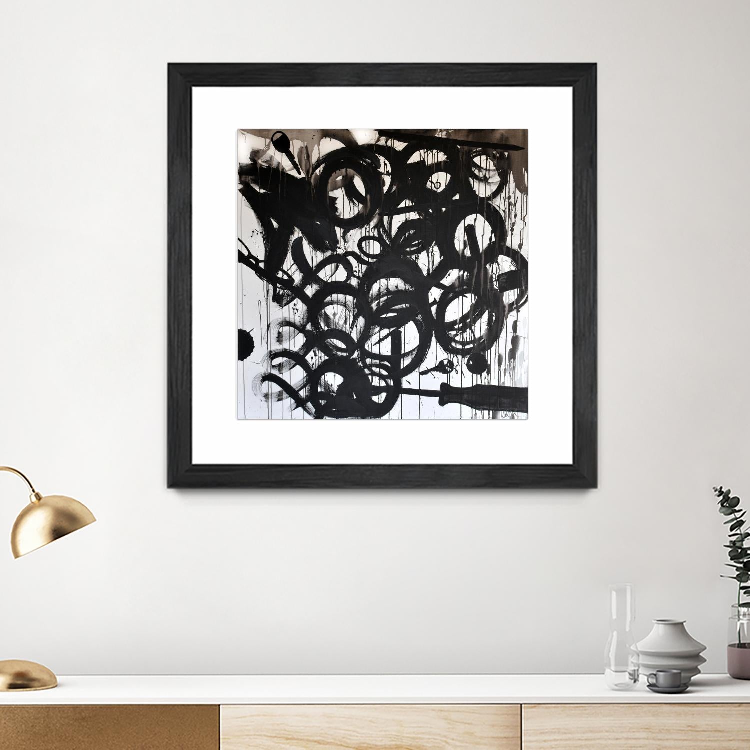 Junk Drawer by KenT Youngstrom on GIANT ART - black and white abstract