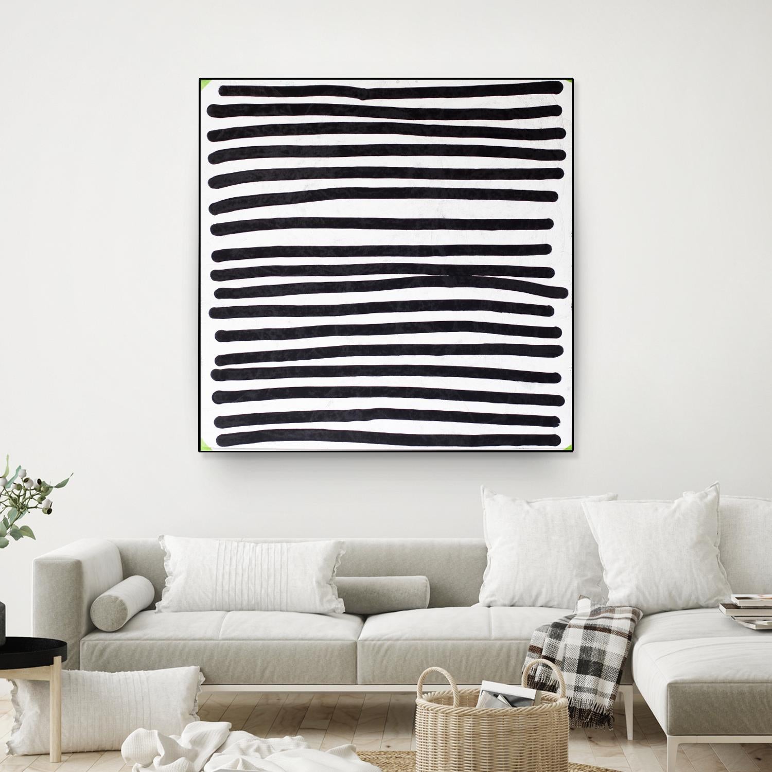 Pattern 3 of 16 by Kent Youngstrom on GIANT ART - black and white linear