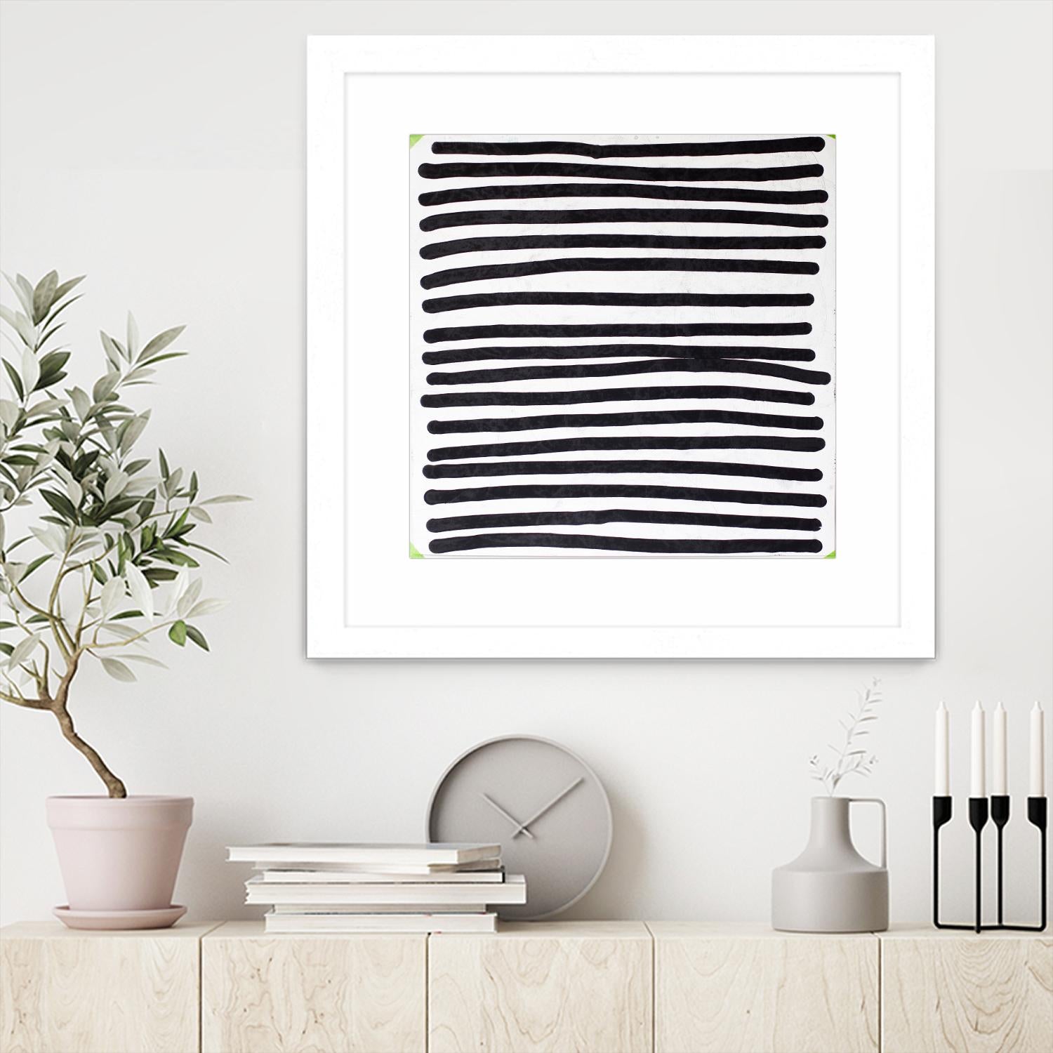 Pattern 3 of 16 by Kent Youngstrom on GIANT ART - black and white linear