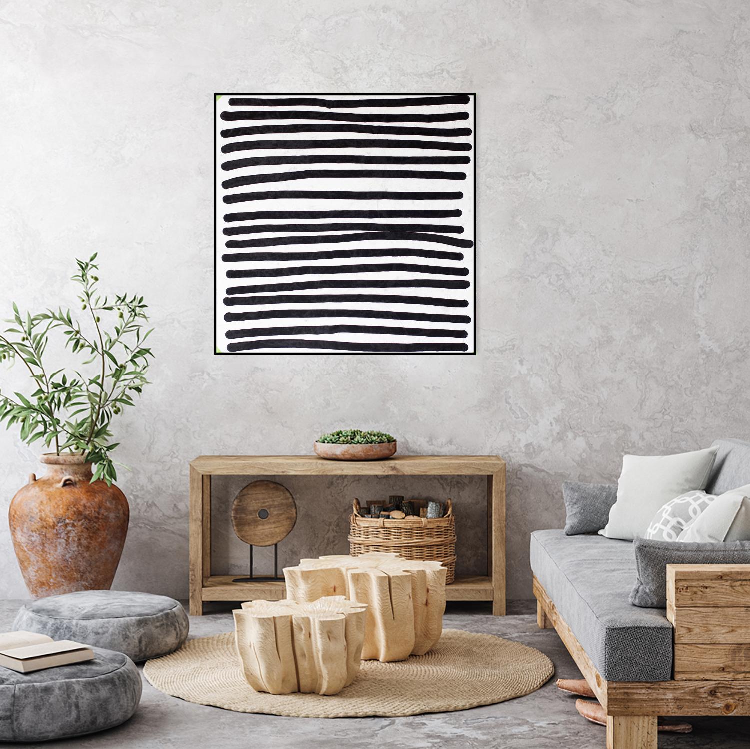 Pattern 3 of 16 by Kent Youngstrom on GIANT ART - black and white linear