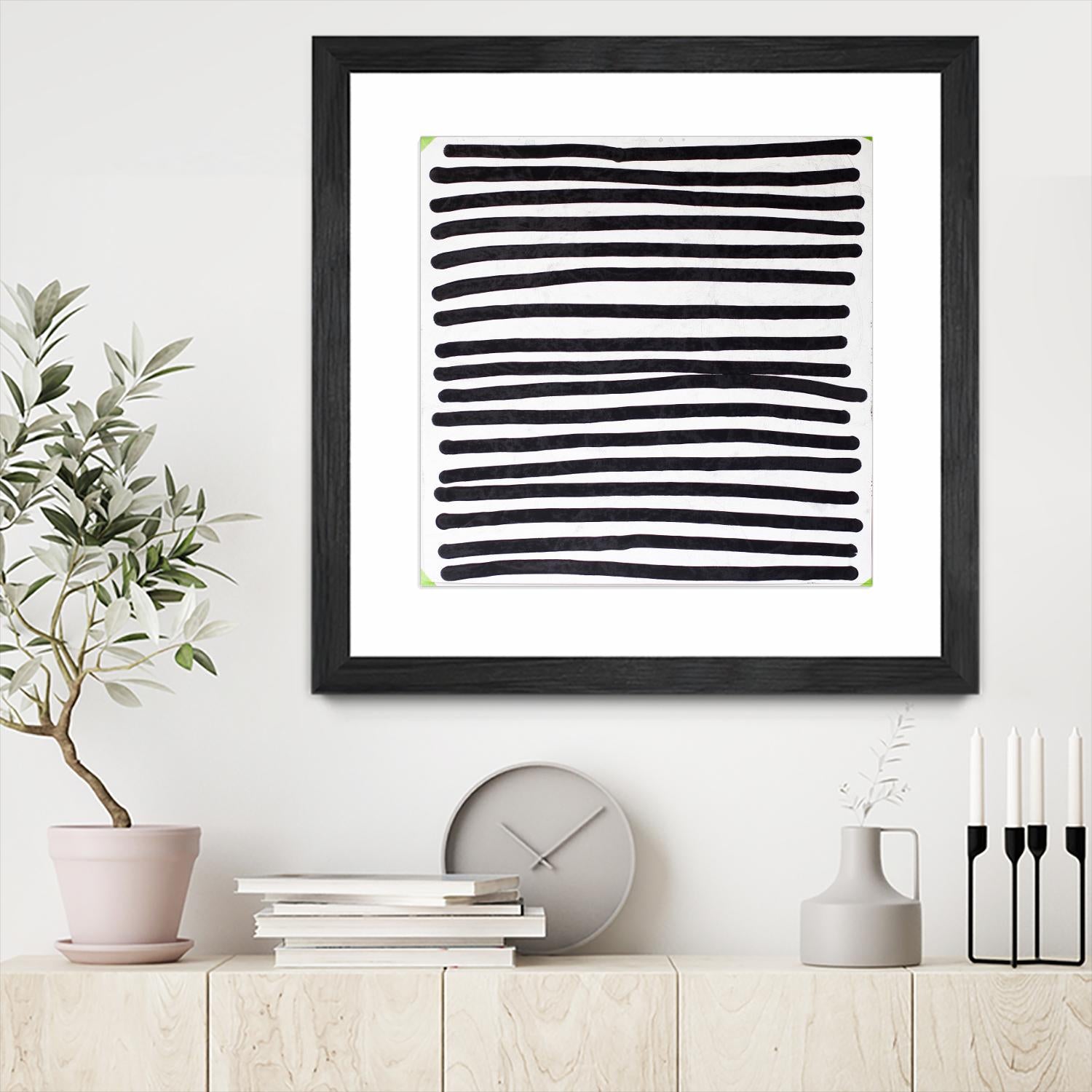 Pattern 3 of 16 by Kent Youngstrom on GIANT ART - black and white linear