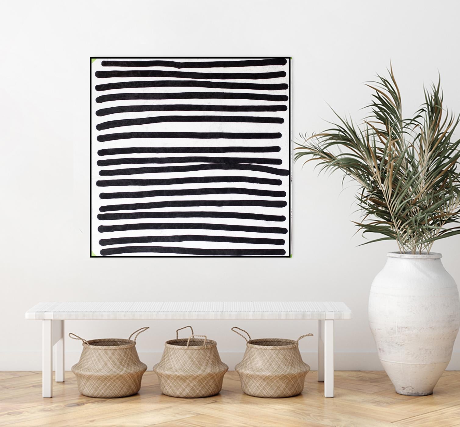 Pattern 3 of 16 by Kent Youngstrom on GIANT ART - black and white linear