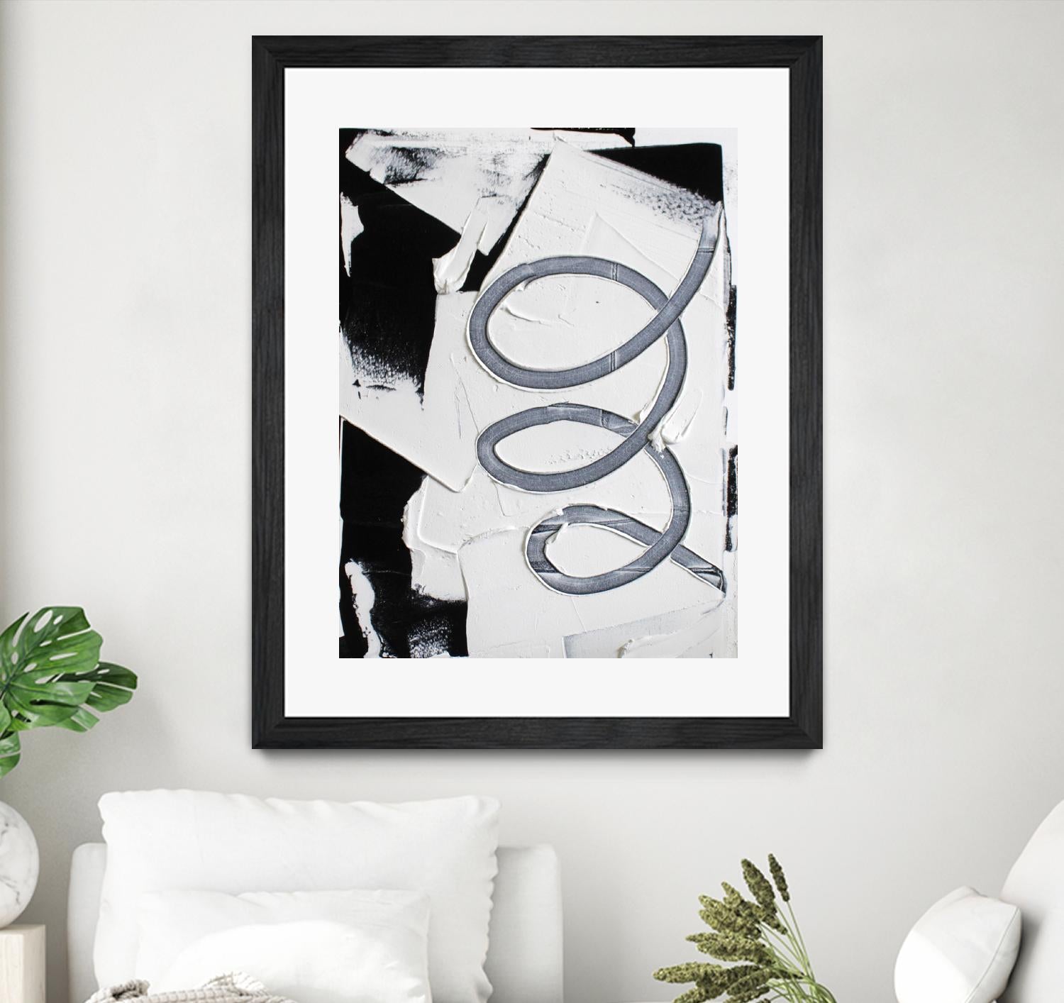 Swirl by KenT Youngstrom on GIANT ART - black and white abstract