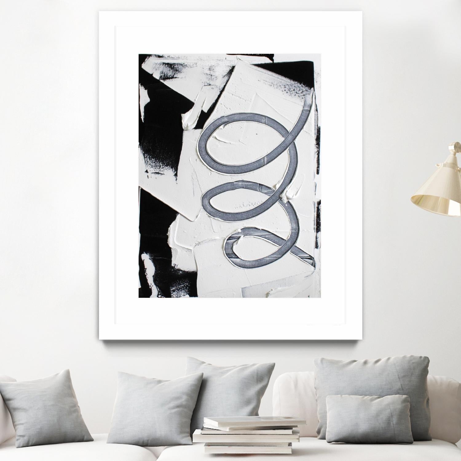 Swirl by KenT Youngstrom on GIANT ART - black and white abstract