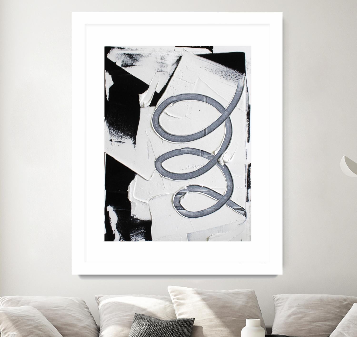Swirl by KenT Youngstrom on GIANT ART - black and white abstract
