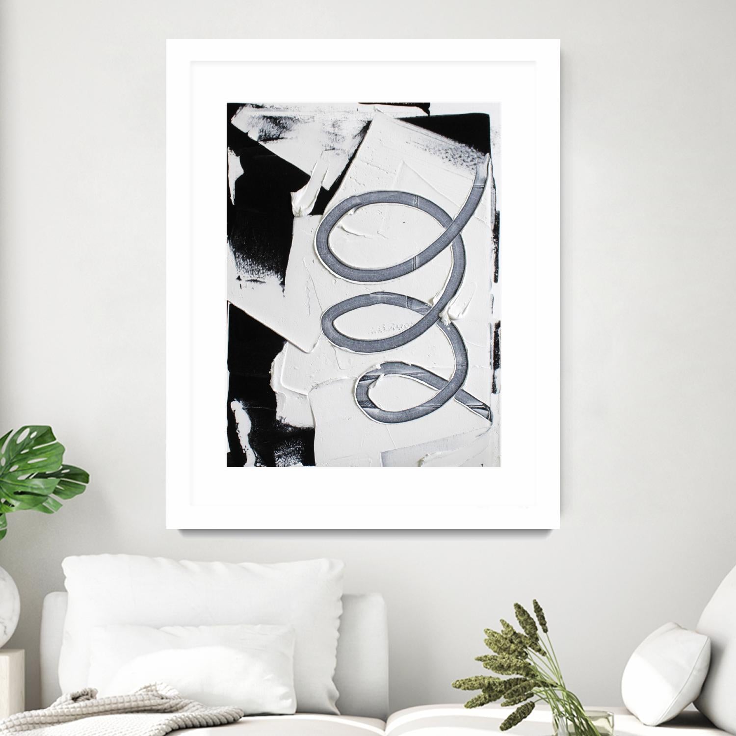 Swirl by KenT Youngstrom on GIANT ART - black and white abstract