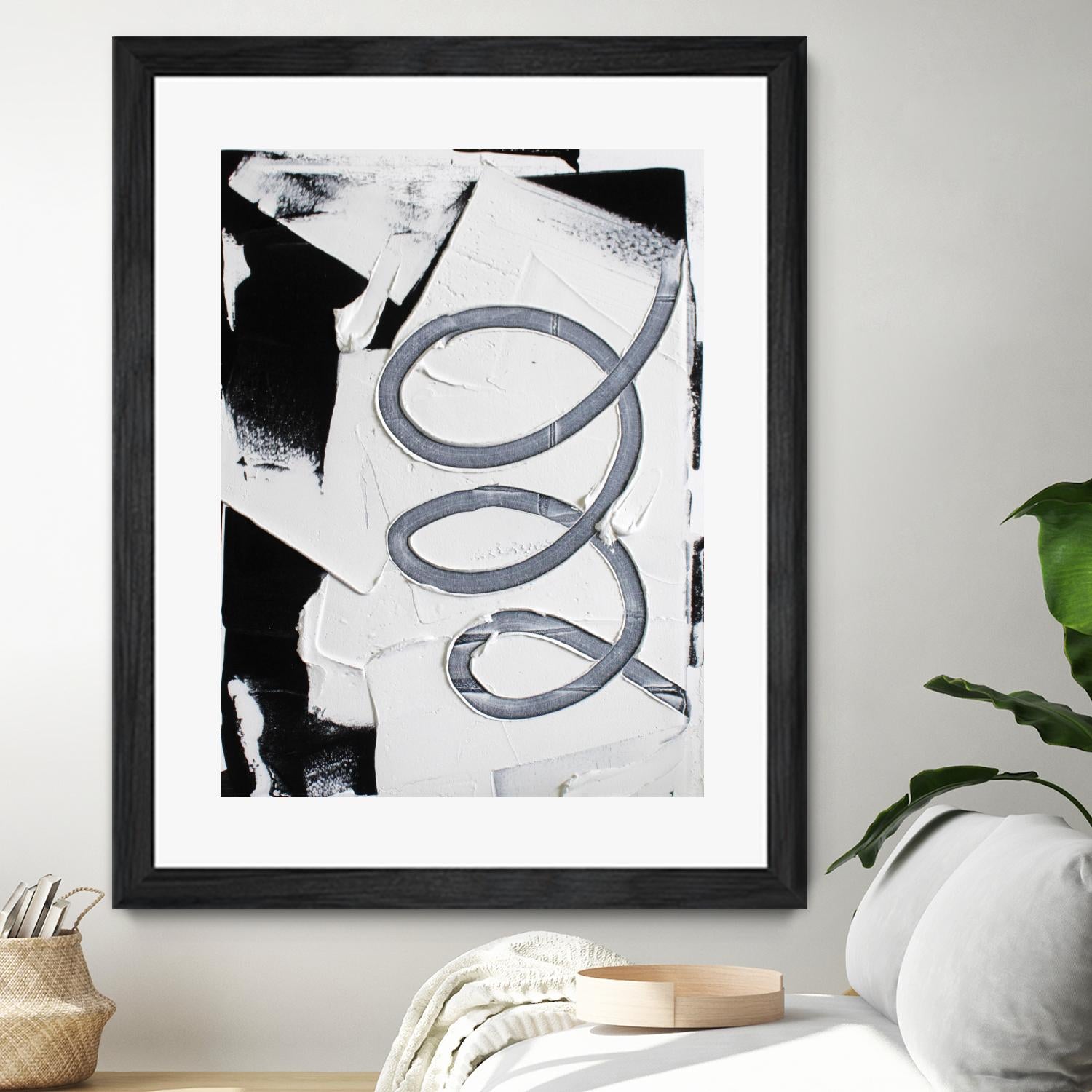 Swirl by KenT Youngstrom on GIANT ART - black and white abstract
