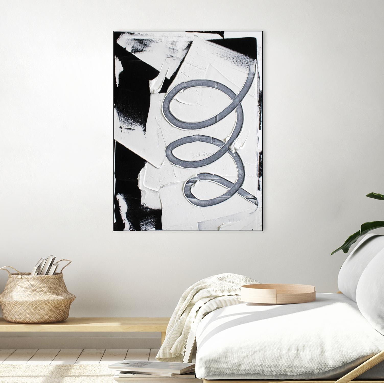 Swirl by KenT Youngstrom on GIANT ART - black and white abstract