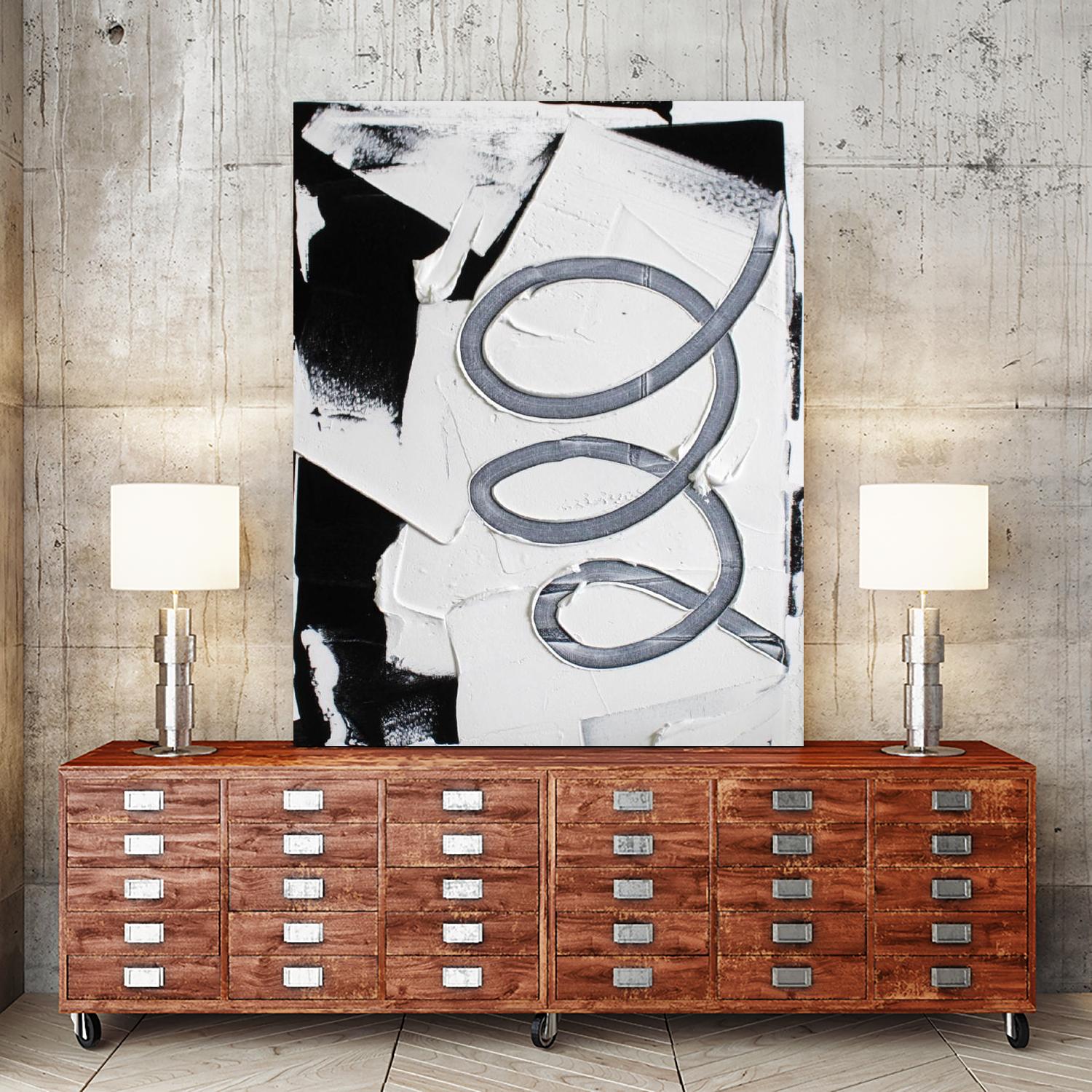 Swirl by KenT Youngstrom on GIANT ART - black and white abstract