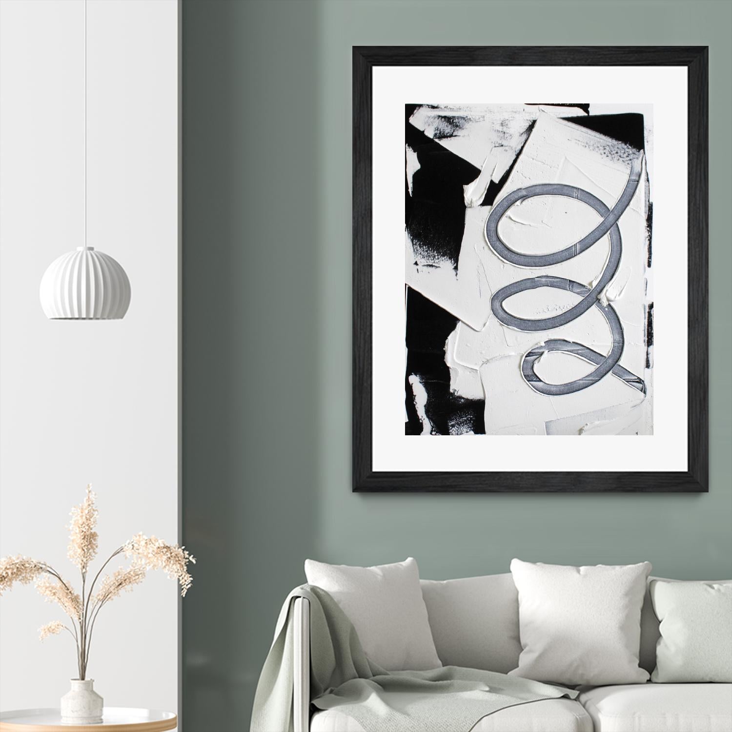 Swirl by KenT Youngstrom on GIANT ART - black and white abstract