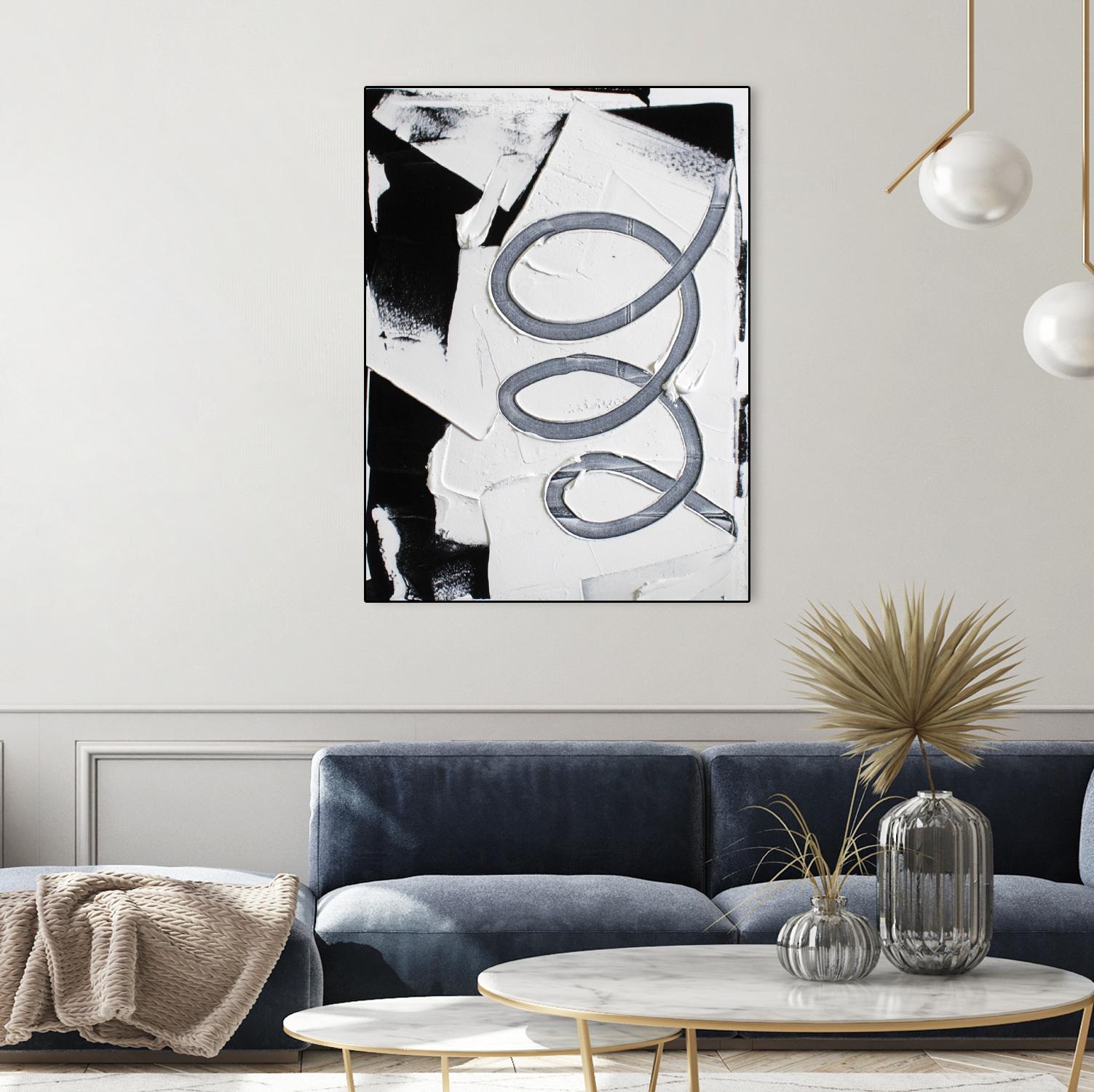 Swirl by KenT Youngstrom on GIANT ART - black and white abstract