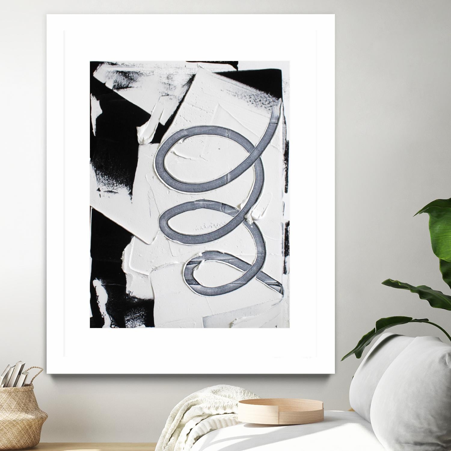 Swirl by KenT Youngstrom on GIANT ART - black and white abstract