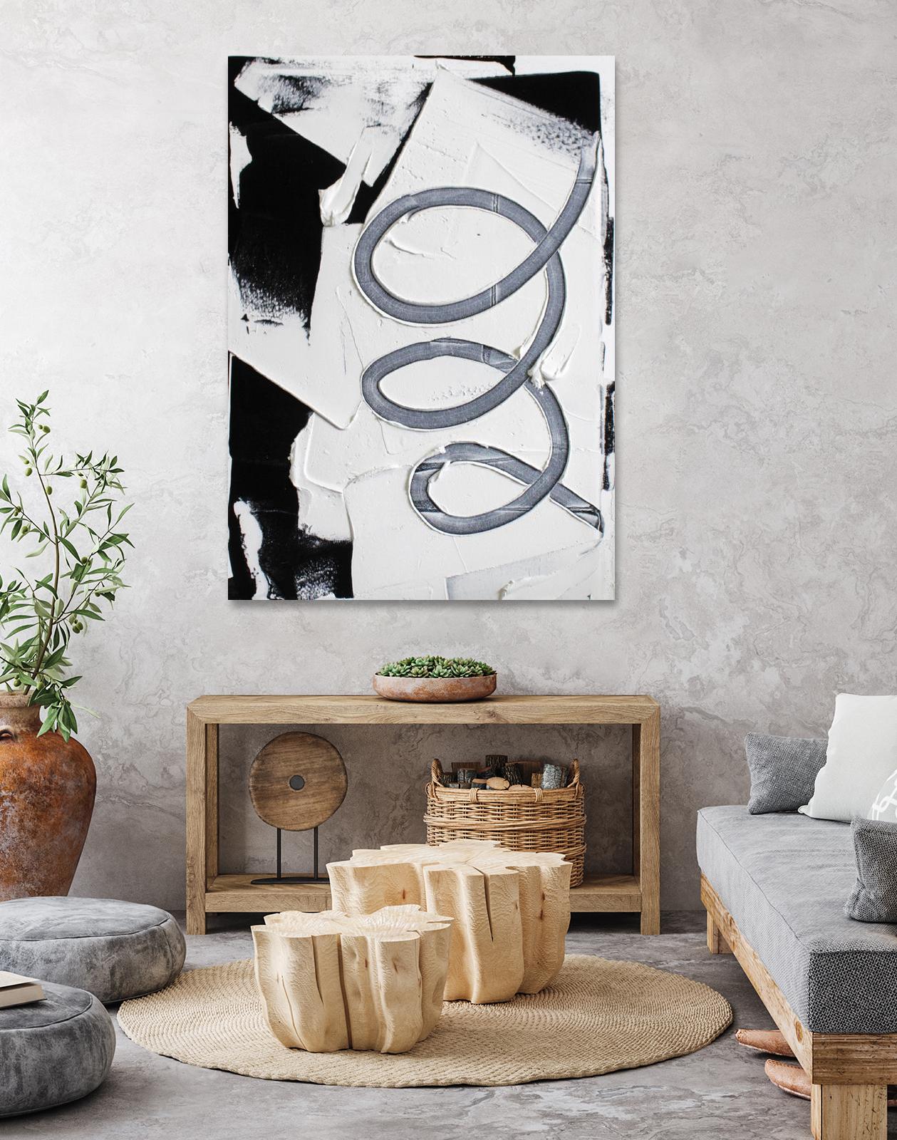 Swirl by KenT Youngstrom on GIANT ART - black and white abstract