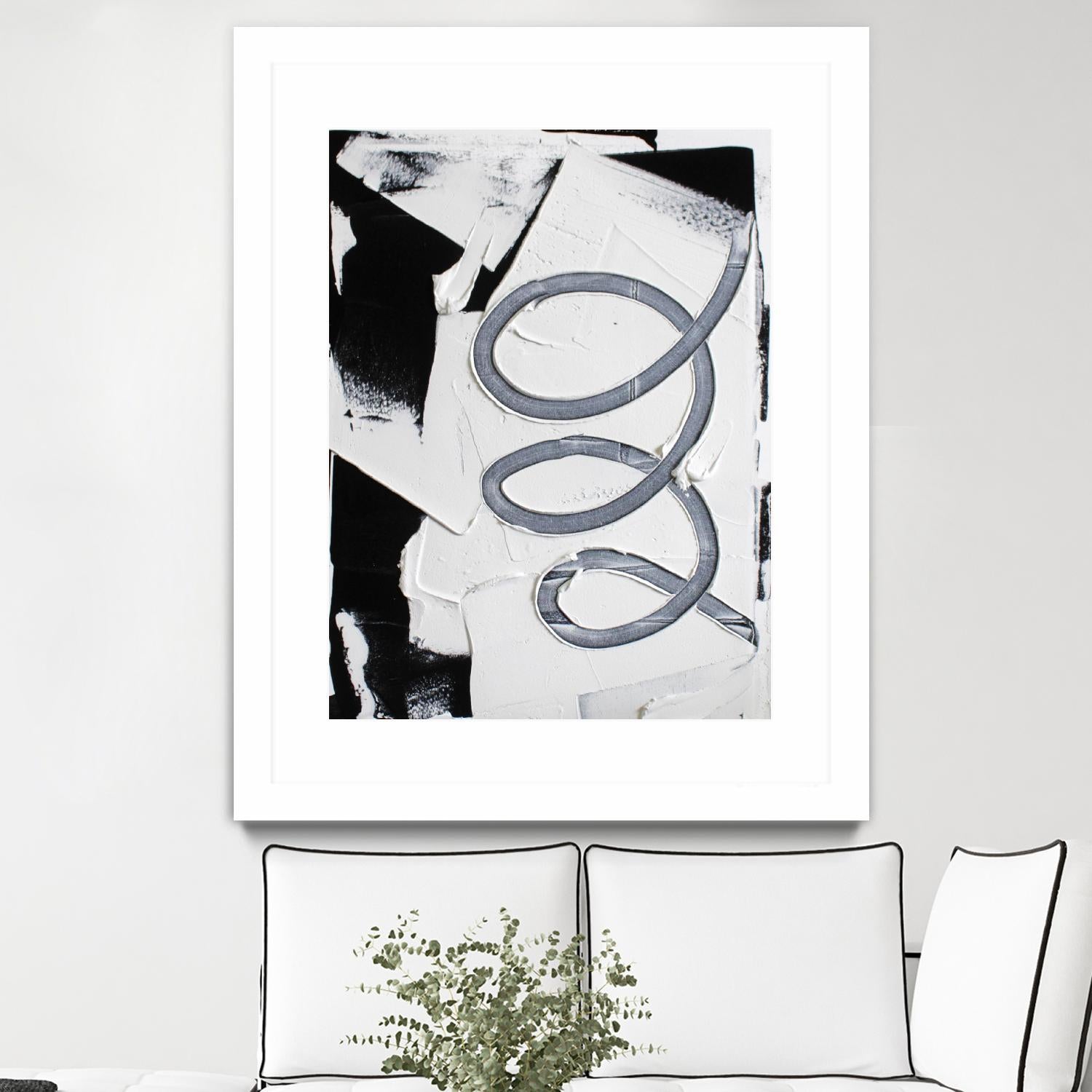 Swirl by KenT Youngstrom on GIANT ART - black and white abstract